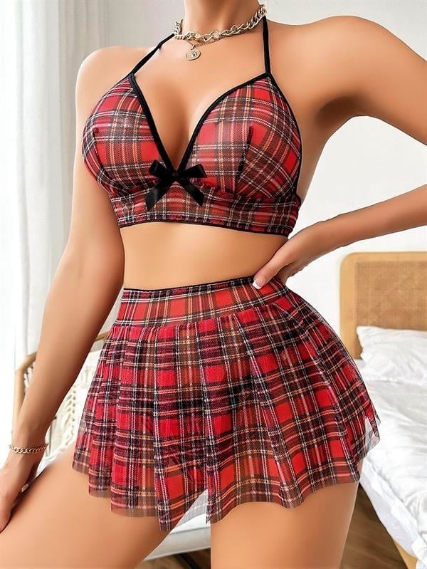Arias Closet Mini Tül Çekici Fantezi Öğrenci Kostümü