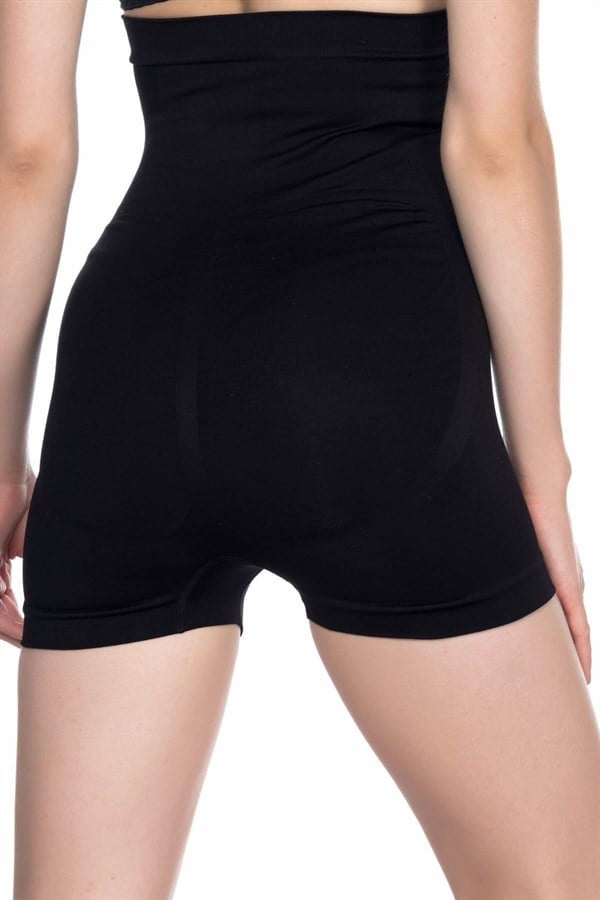 Arias Closet Siyah MI Emay 2047 Yüksek Bel Boxer Korse