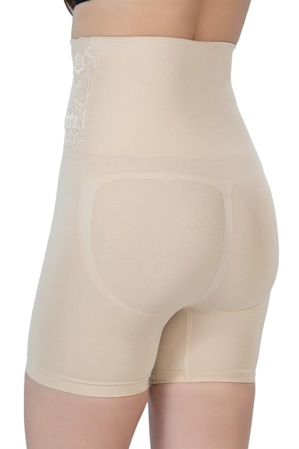 Arias Closet Ten MI Emay 2091 Önü Dantelli Yüksek Bel Boxer Korse