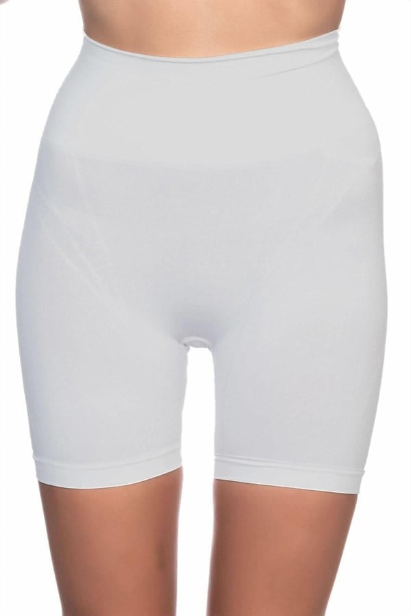 Ekru Düşük Bel Double Pantalon Korse