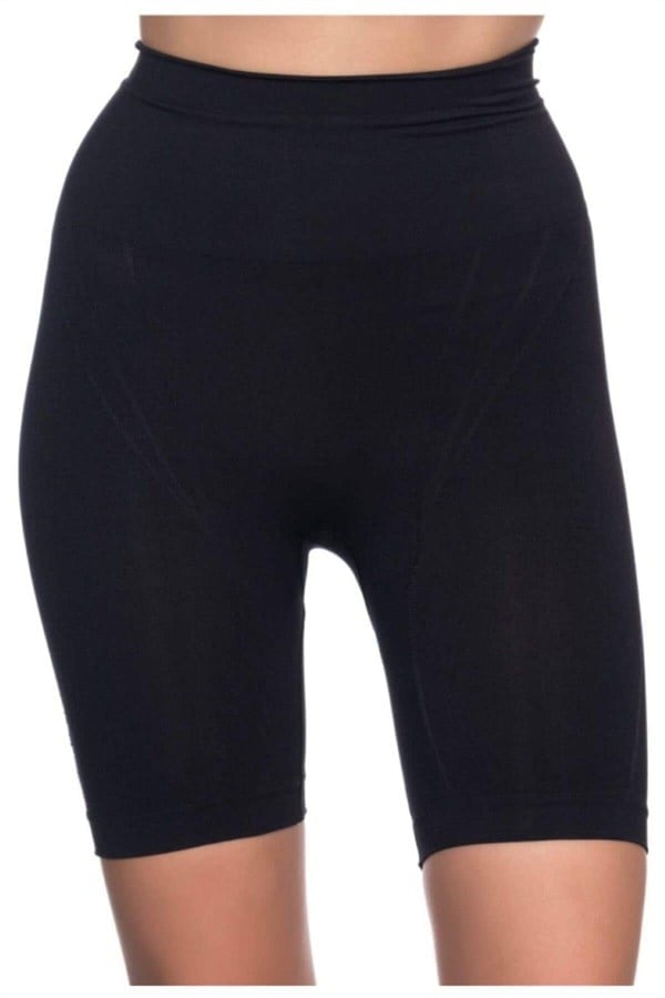 Siyah Düşük Bel Double Pantalon Korse