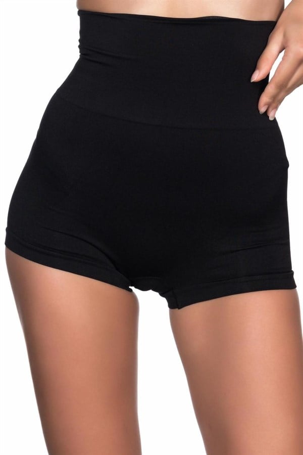 Siyah Pantolon Double Korse