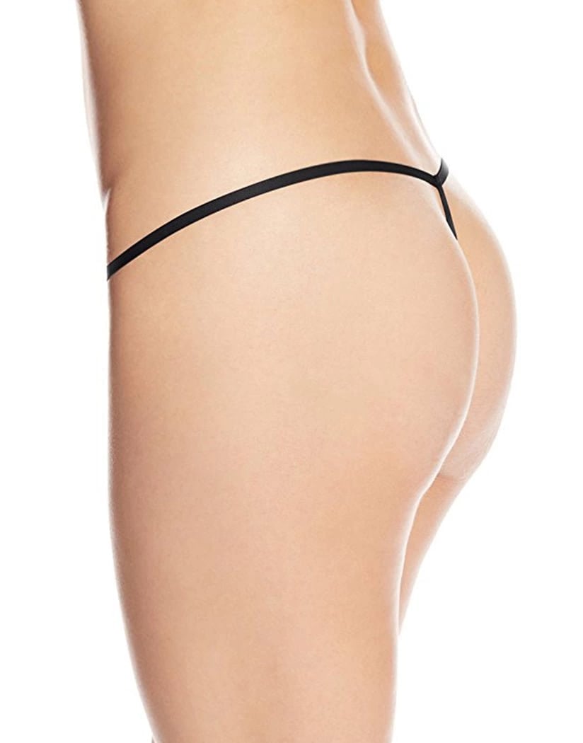 Siyah Transparan Tül String Tanga TM1114