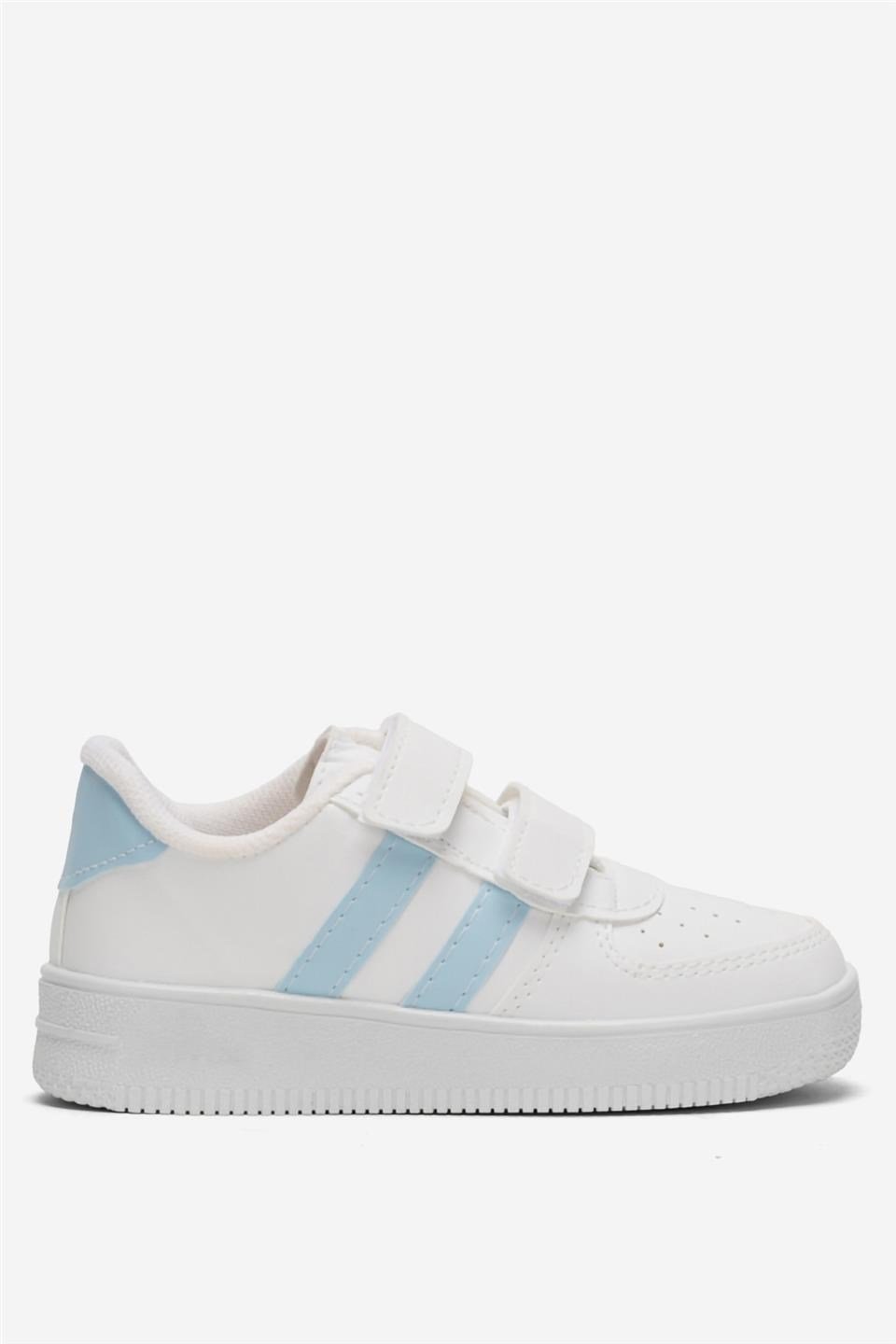 Çocuk Sneaker Spor Ayakkabı BEYAZ - MAVİ