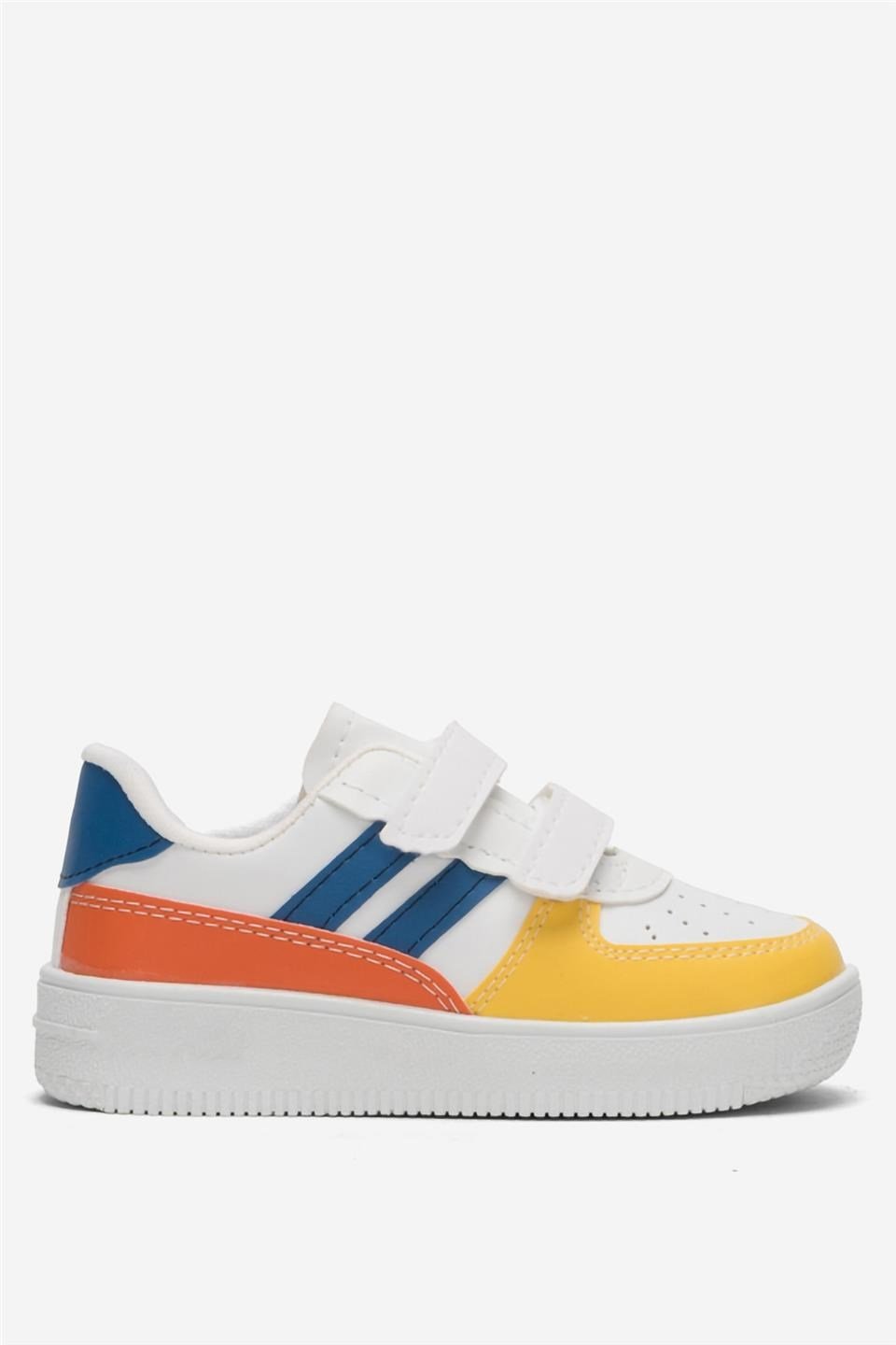 Çocuk Sneaker Spor Ayakkabı SARI - MAVİ