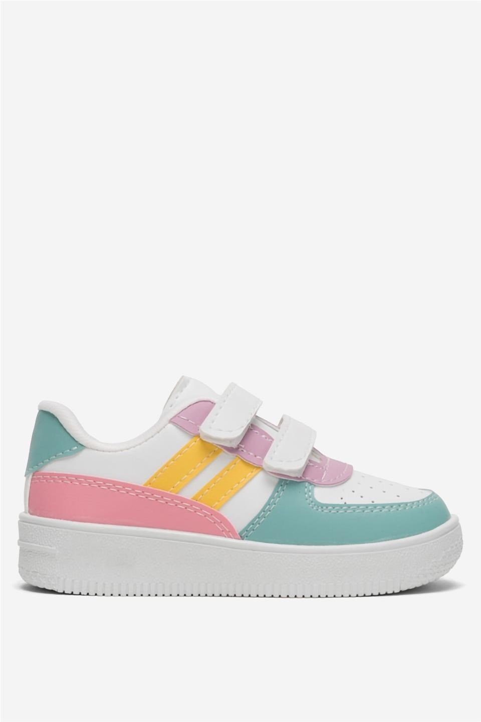 Çocuk Sneaker Spor Ayakkabı YEŞİL - SARI