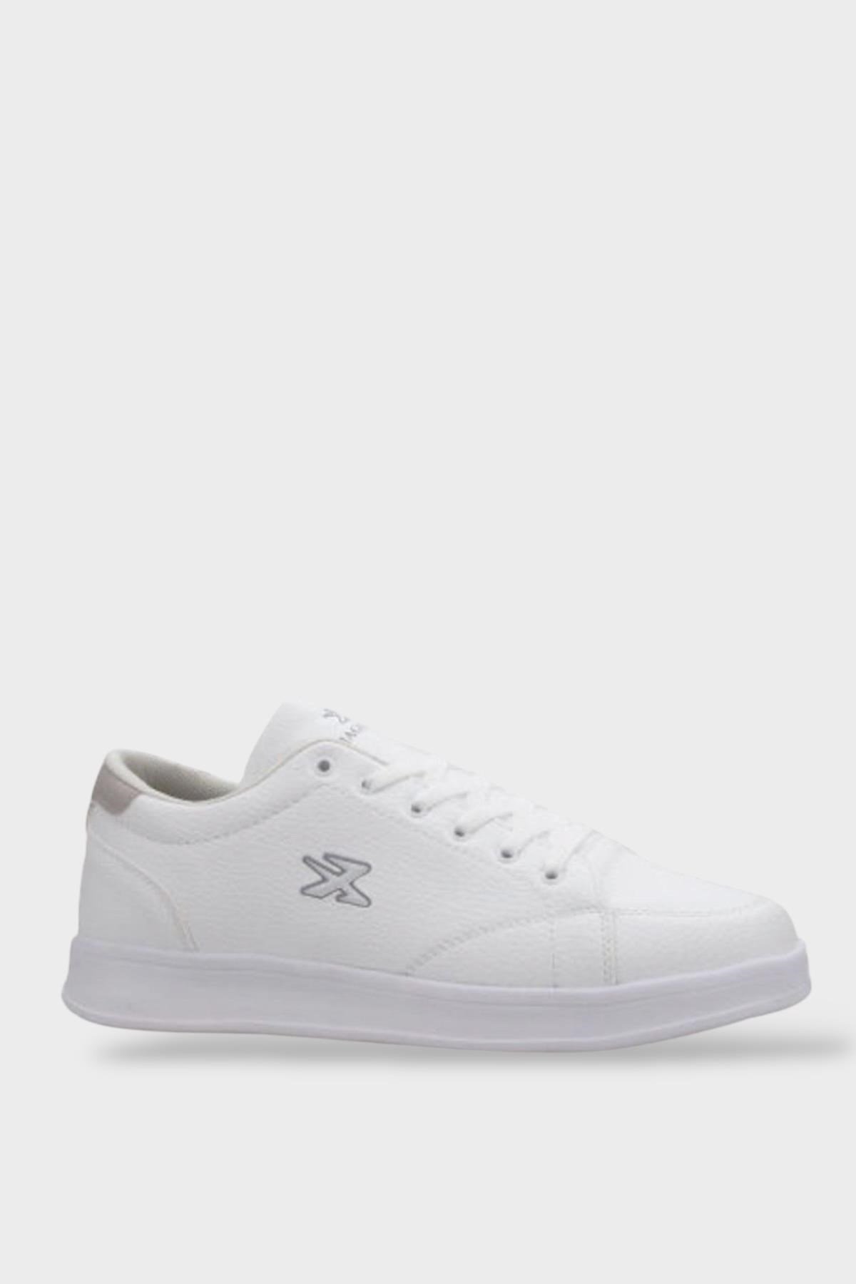 Erkek Cilt Sneaker Ayakkabı BEYAZ