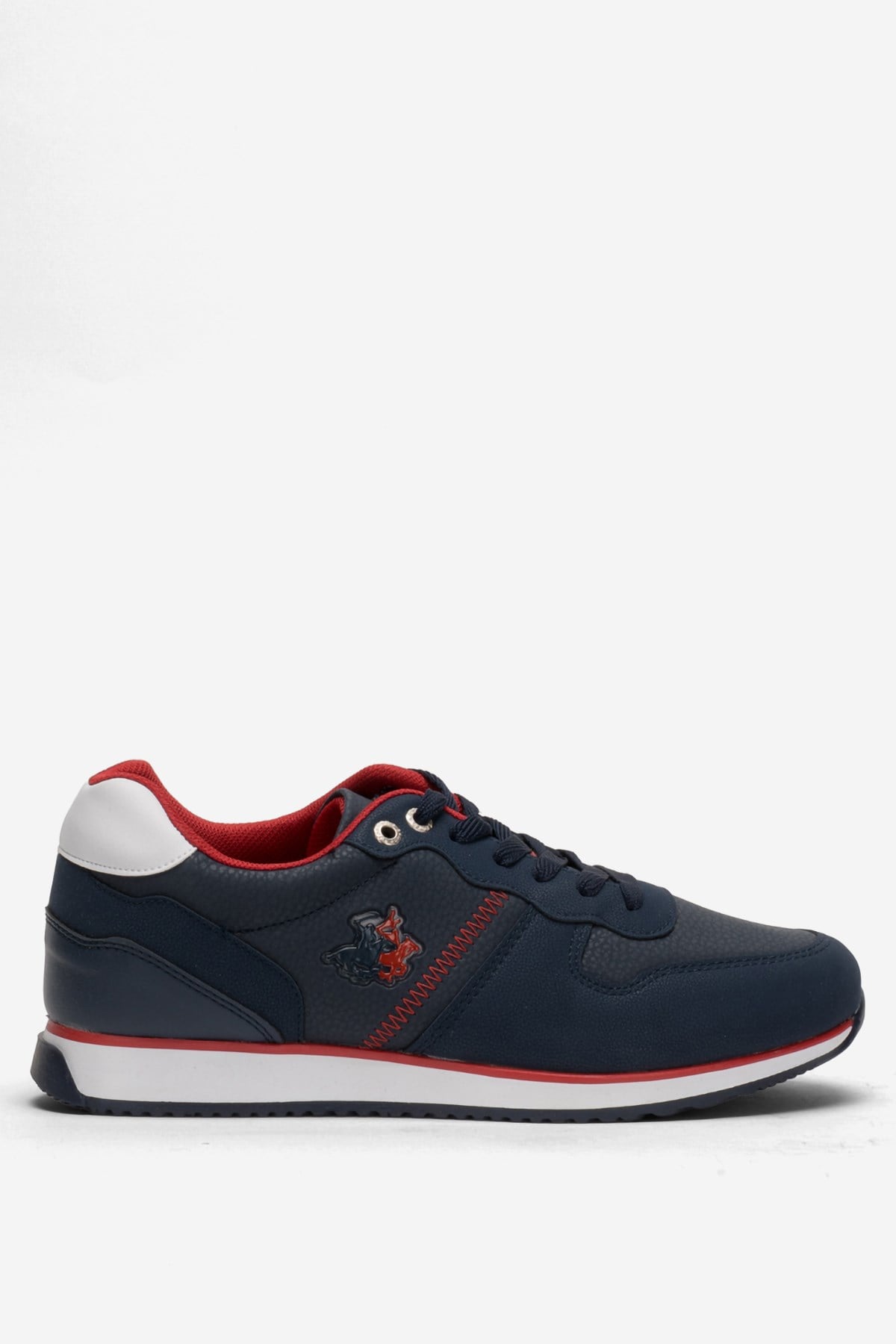 Erkek Cilt Sneaker Ayakkabı LACİVERT