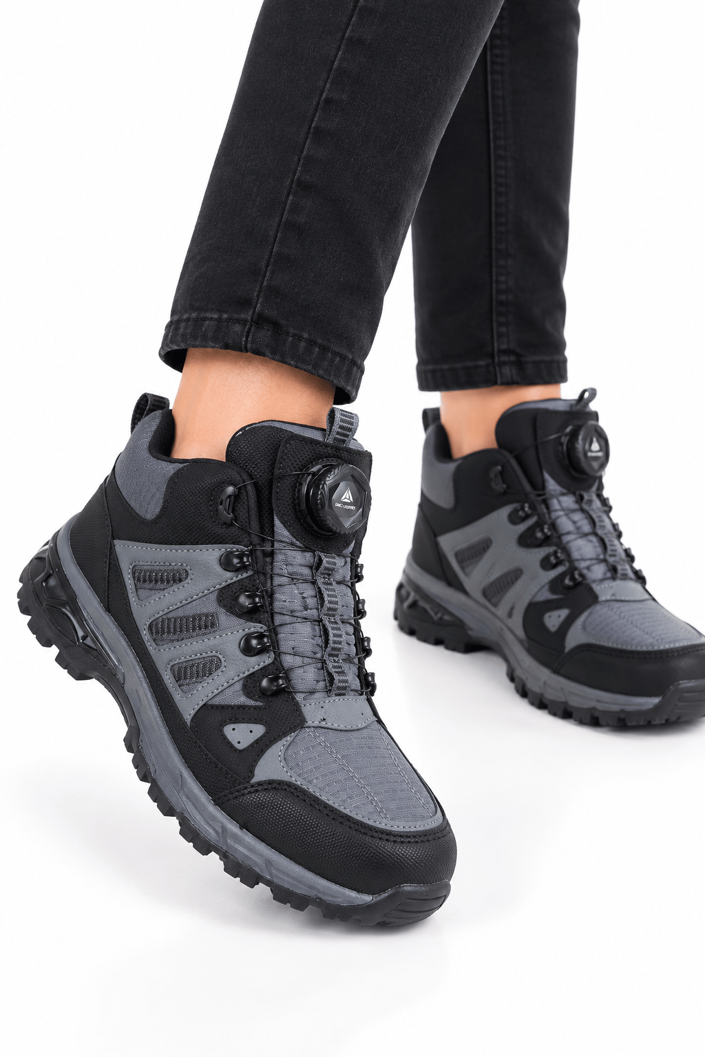 Erkek Kaydırmaz Taban Mekanizma Bağcıklı Trekking & Outdoor Bot FÜME