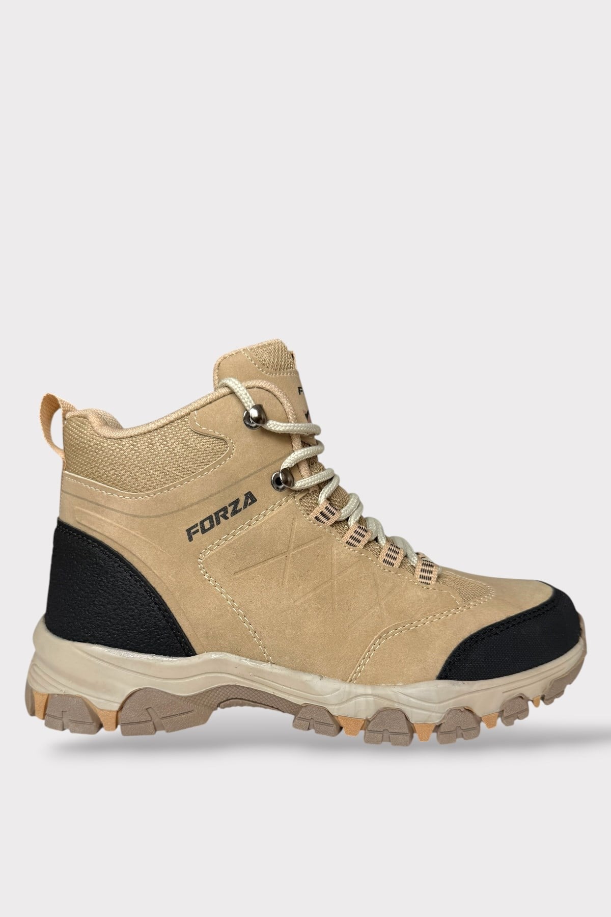 Erkek Soğuk Geçirmez Fermuarlı Trekking & Outdoor Bot BEJ