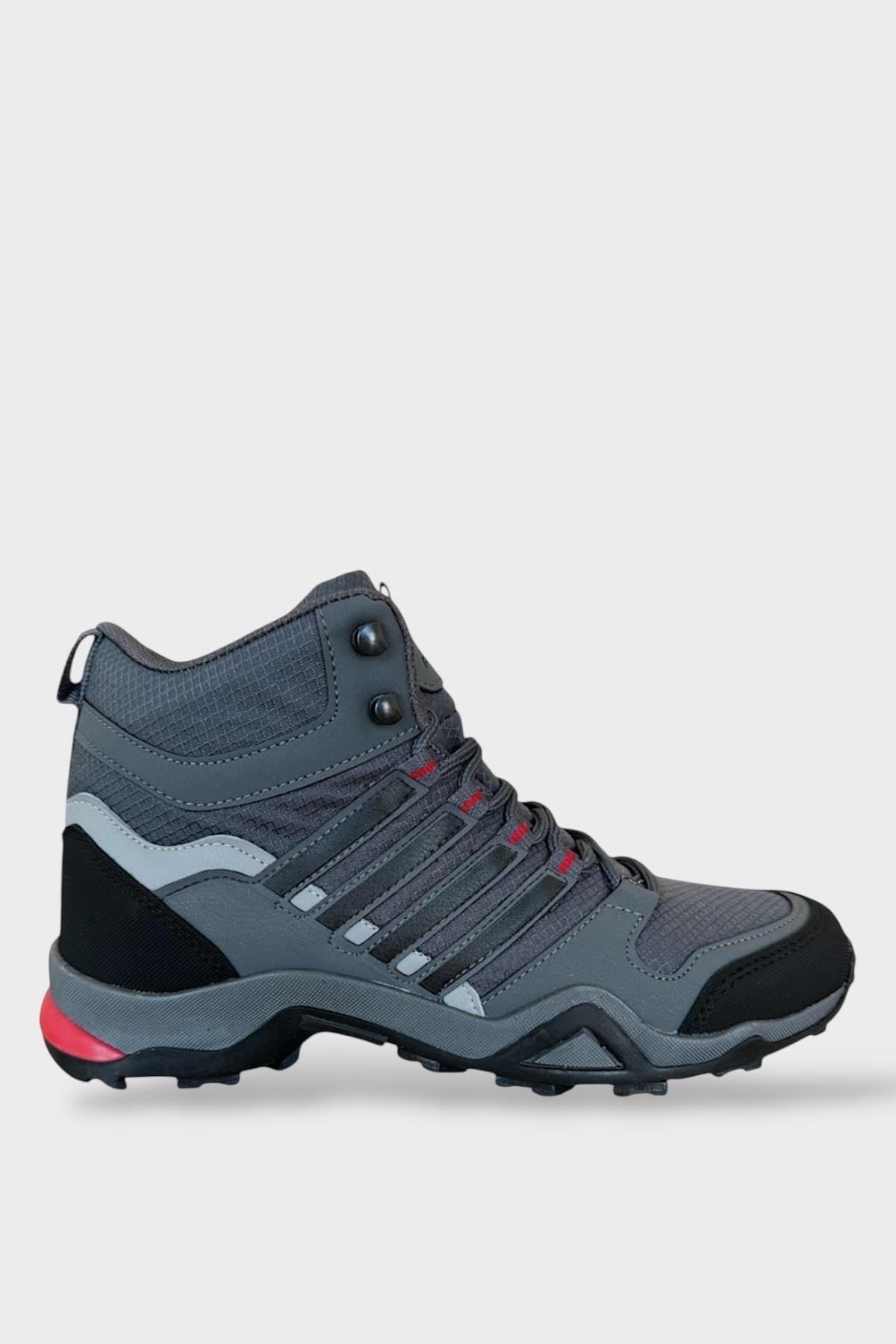Erkek Su İtici Soğuk Geçirmez Trekking Outdoor Bot FÜME