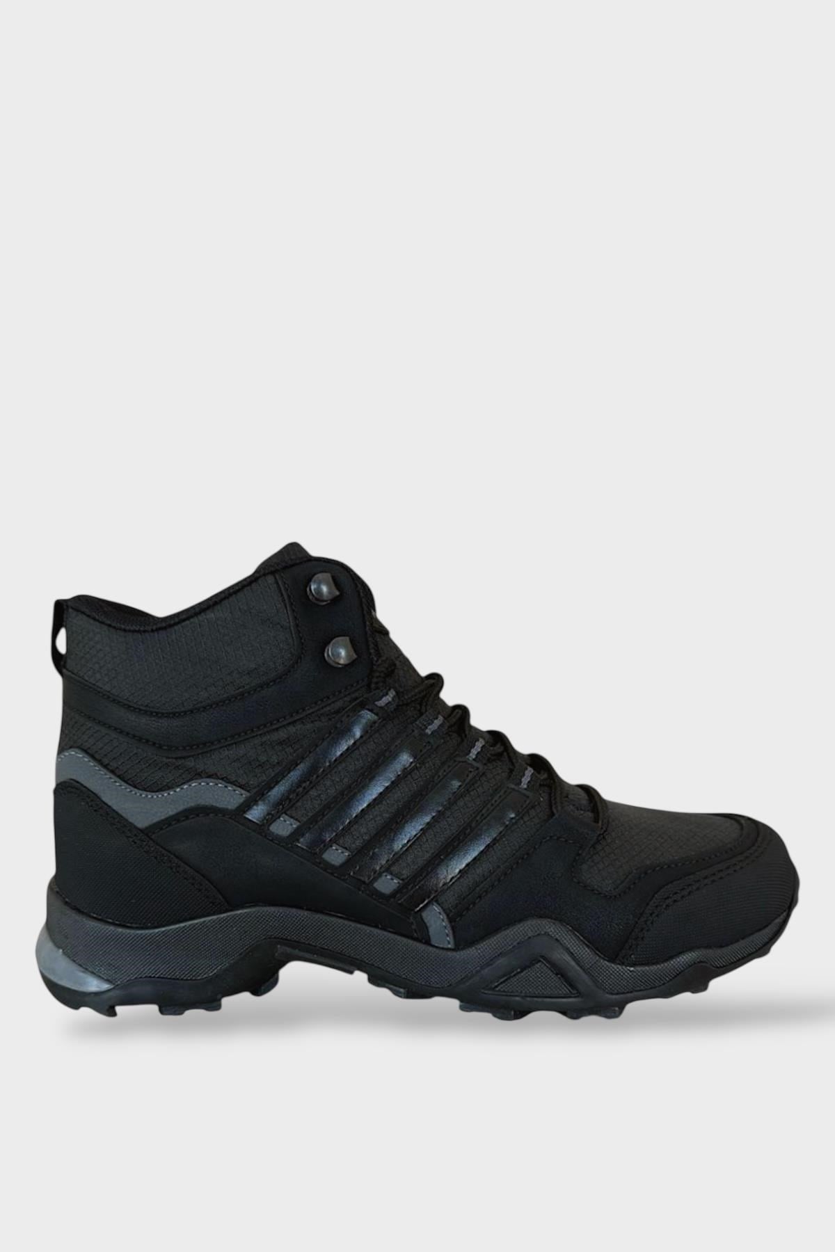 Erkek Su İtici Soğuk Geçirmez Trekking Outdoor Bot SİYAH