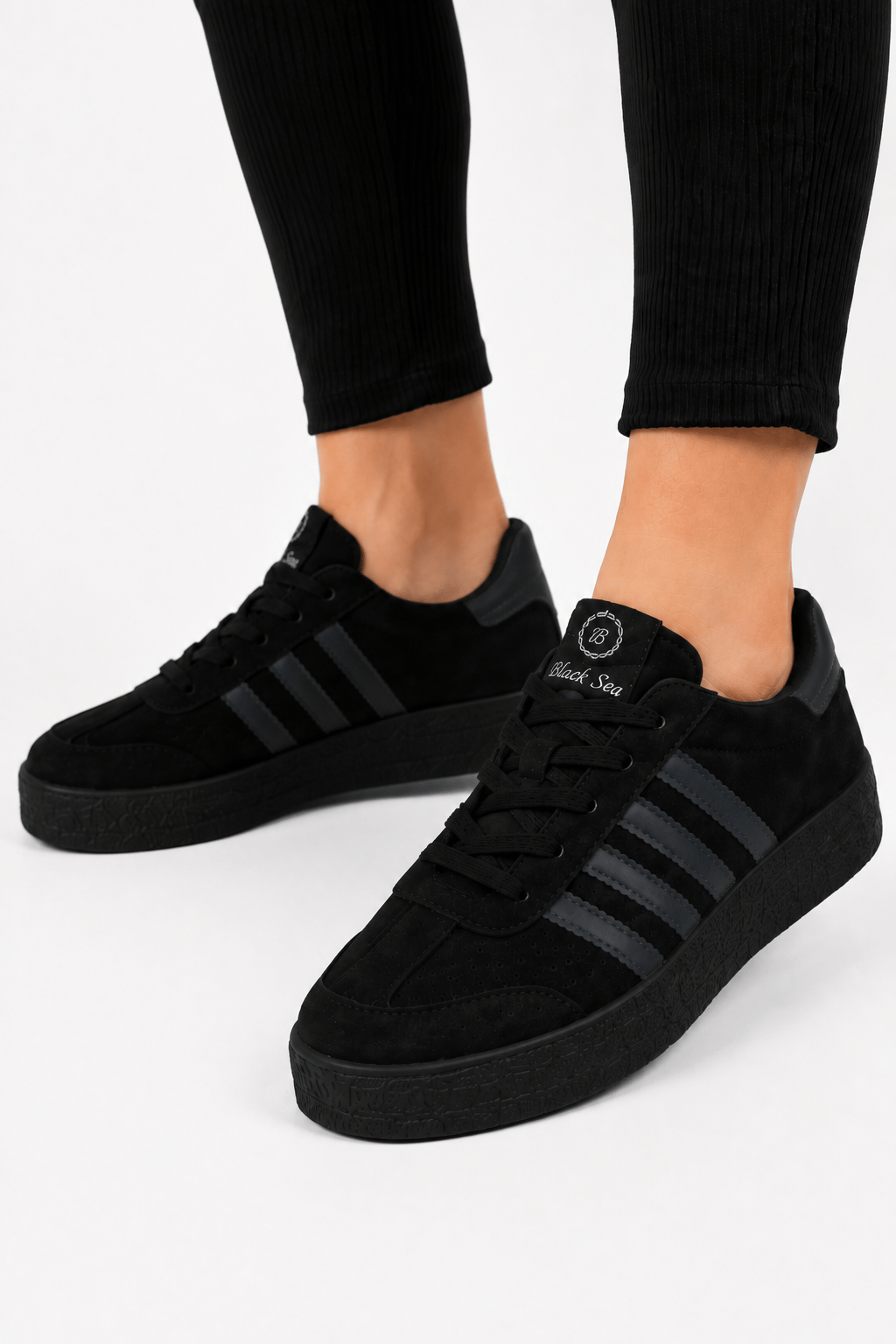 Rahat Unisex Spor Ayakkabı SİYAH-FÜME