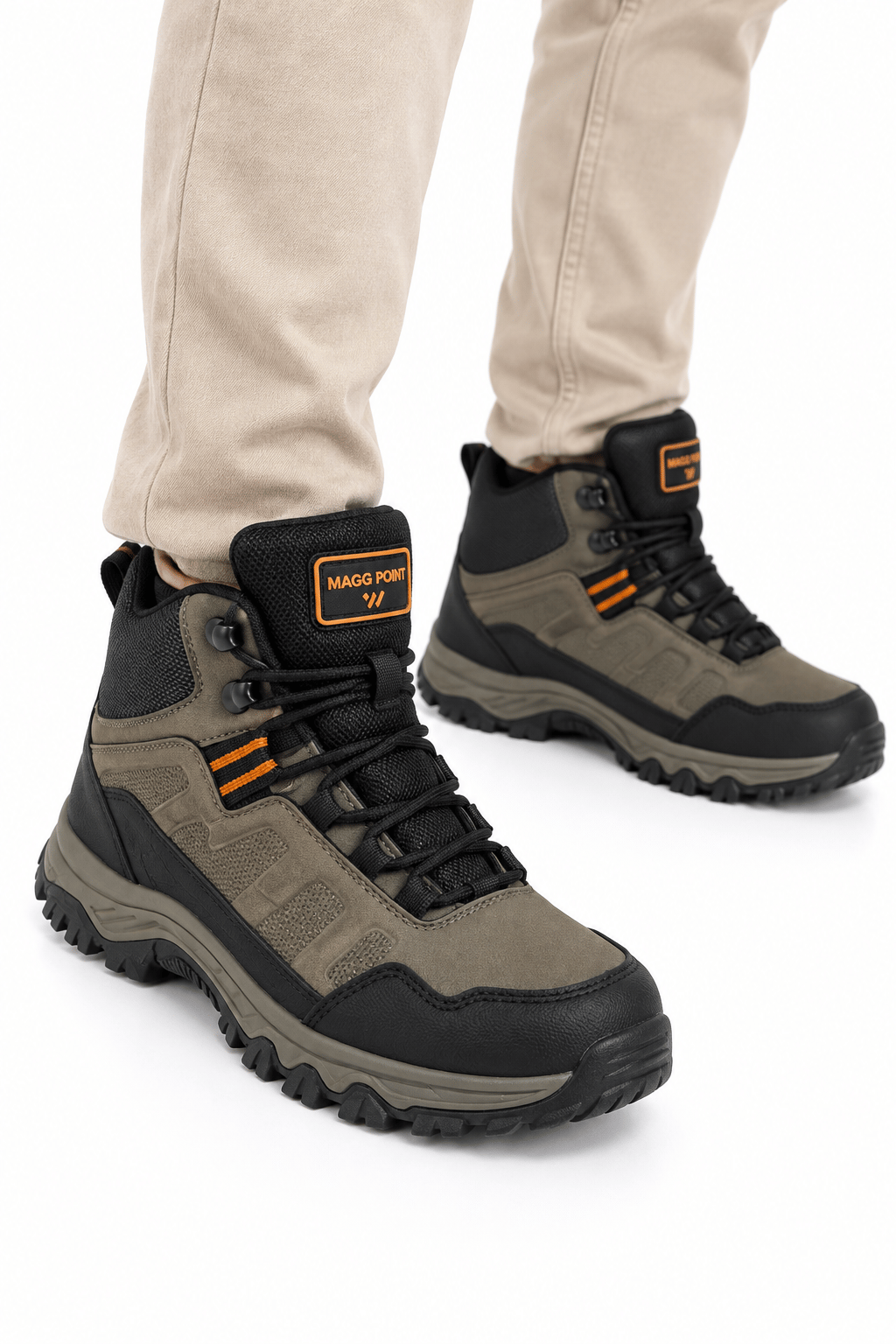 Unisex Kaydırmaz Taban Sıcak Tutan Trekking & Outdoor Bot  VİZON