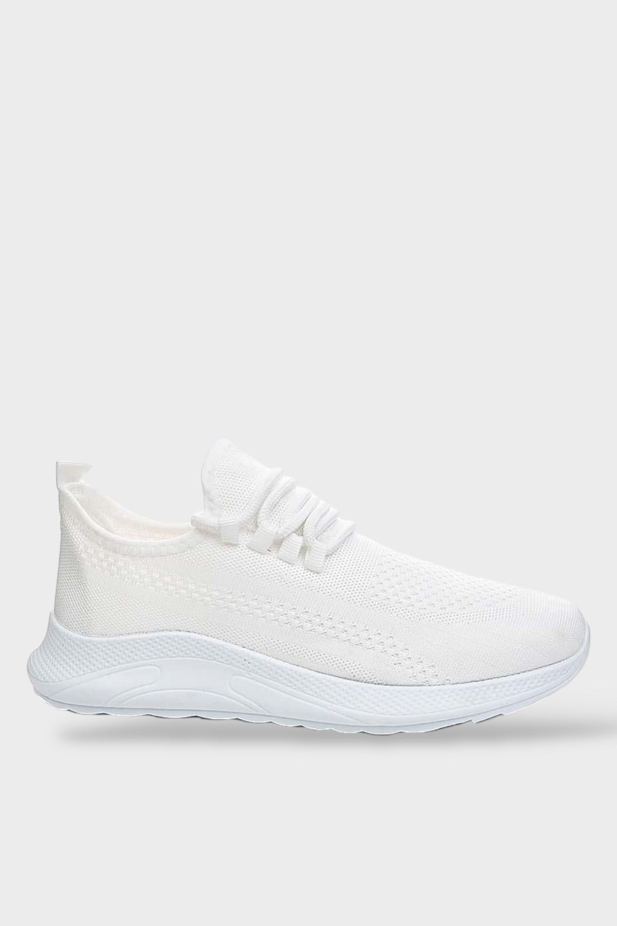 Unisex Yazlık Triko Spor Ayakkabı BEYAZ