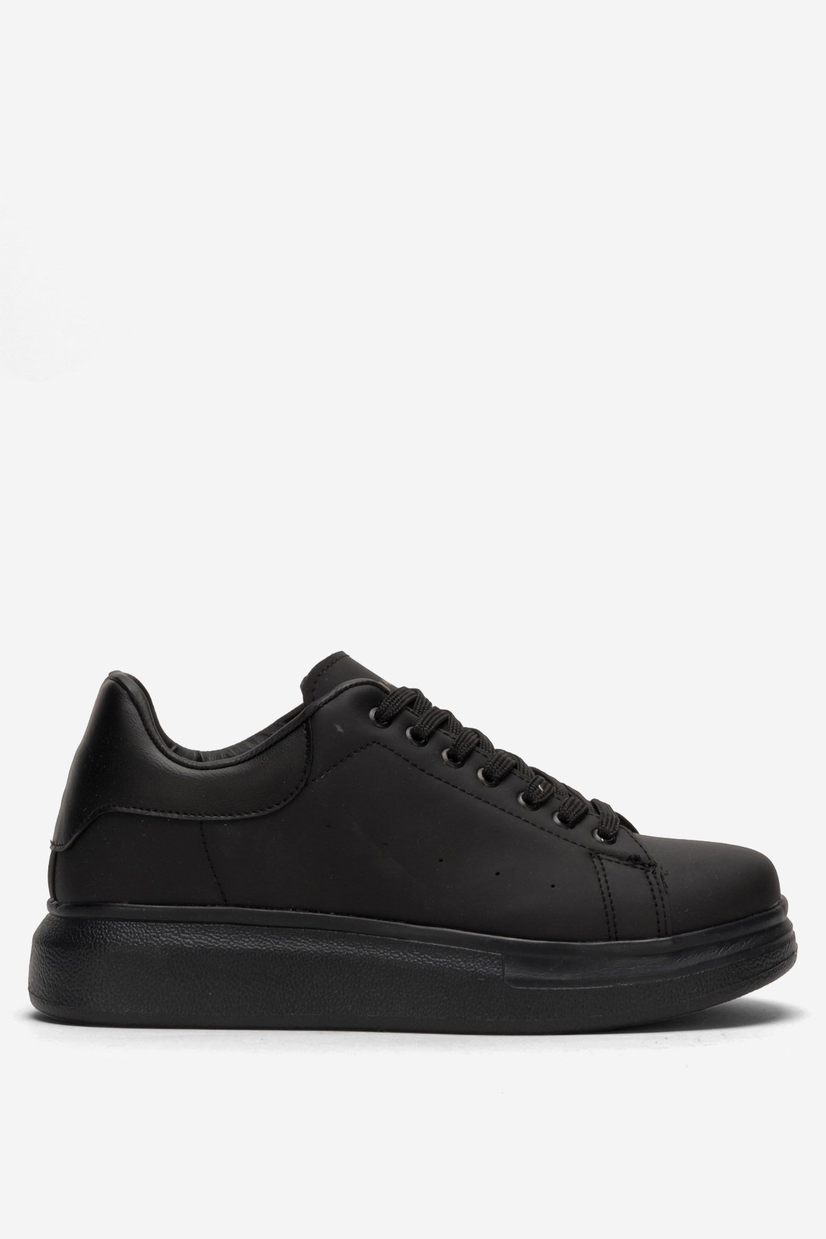 Unisex Yüksek Taban Spor Sneaker Ayakkabı SİYAH