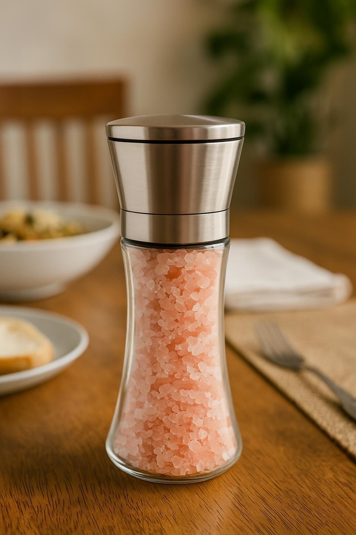 Cam Metal Kapaklı Baharat Öğütücü 250 ml