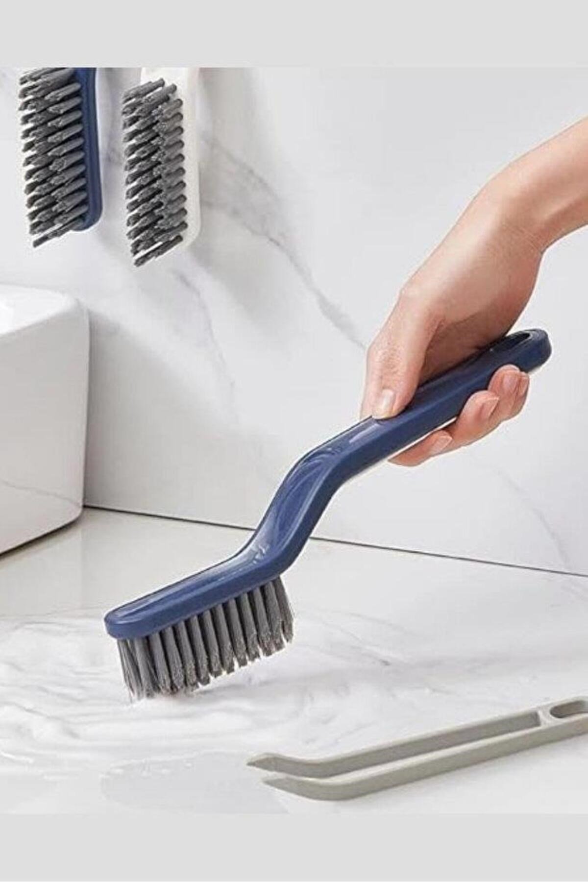Çok Amaçlı Ergonomik Temizlik Fırçası & Pratik Mutfak Ve Banyo Lavabo Fırçası (25 cm)