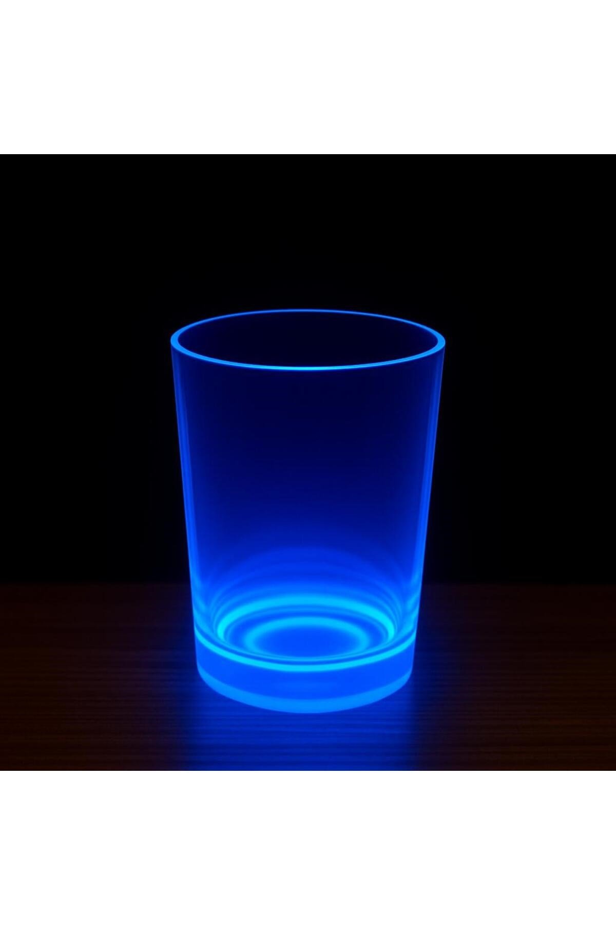 PartyGlow Neon Mavi Bardak 8.5 x 10.5 cm