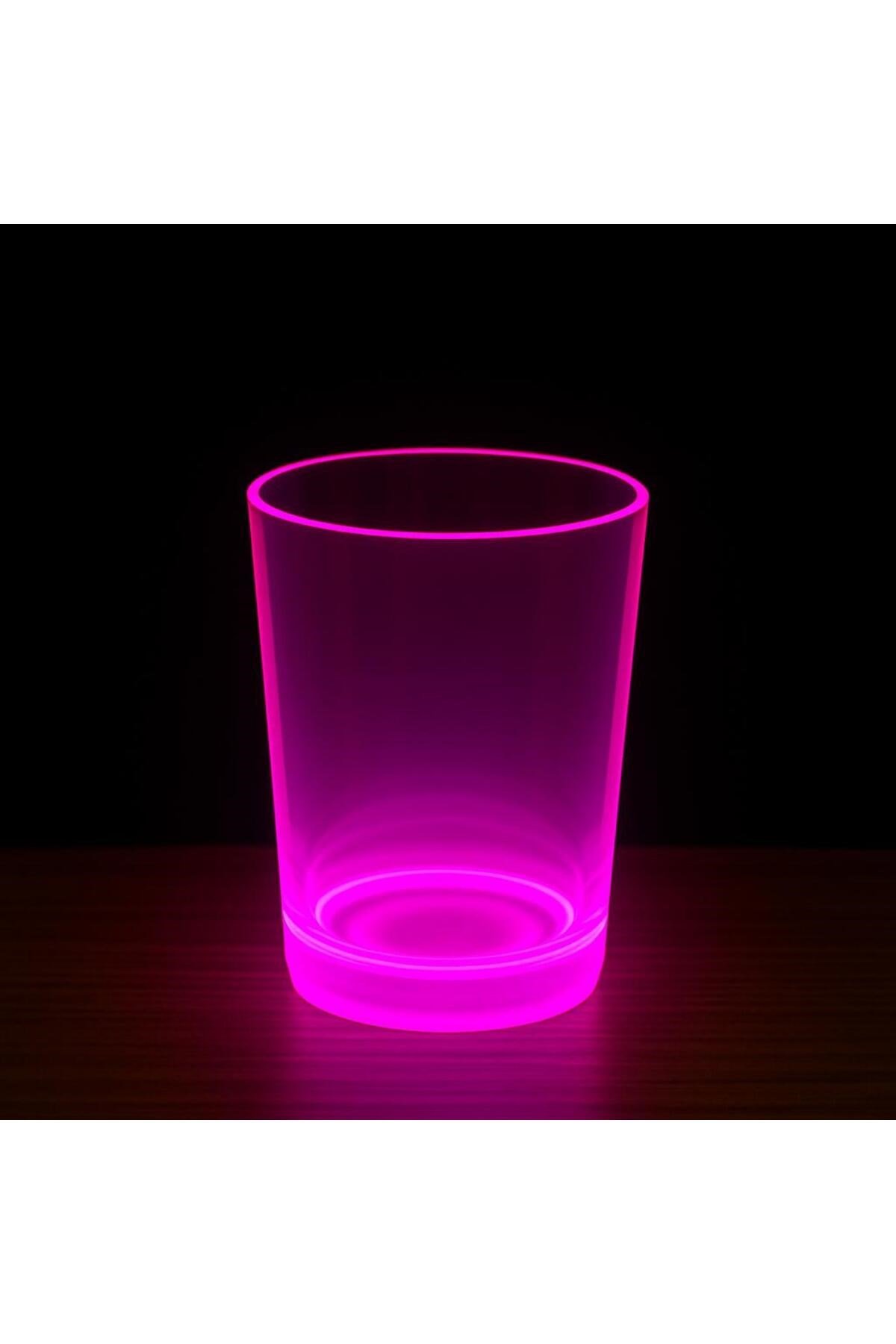 PartyGlow Neon Pembe Bardak 8.5 x 10.5 cm