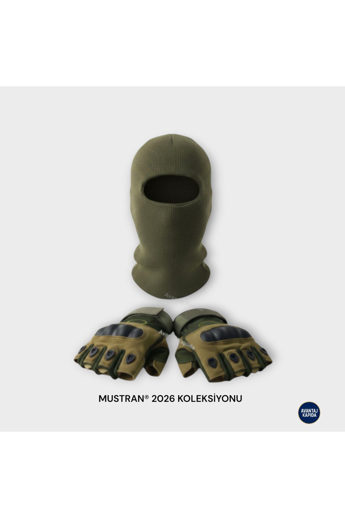 Suyutti Çift Kat Kışlık Kar Maskesi + İthal Taktik Korumalı Motosiklet Outdoor Eldiven 2’li Set