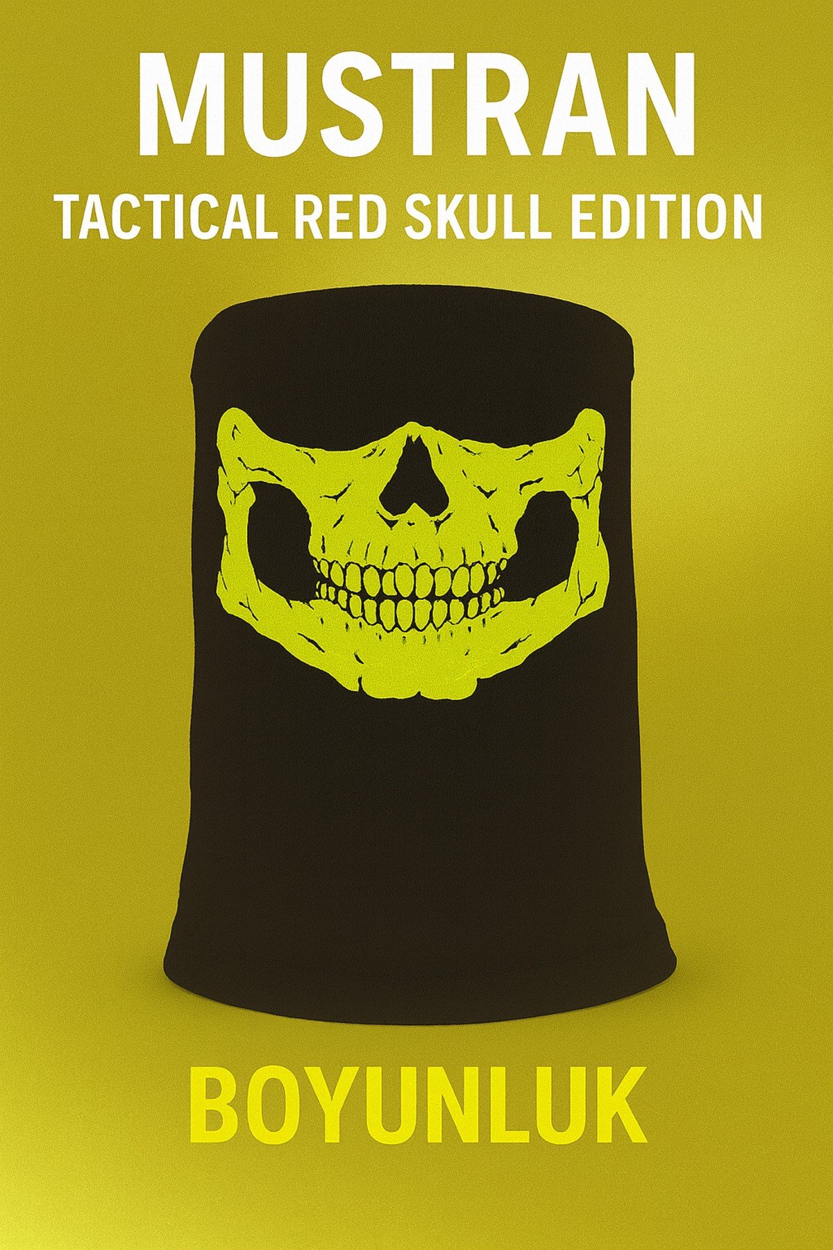 Tactical Skull Boyunluk | Termal Kışlık Unisex Yüz ve Boyun Koruma Maske Outdoor Kar motor