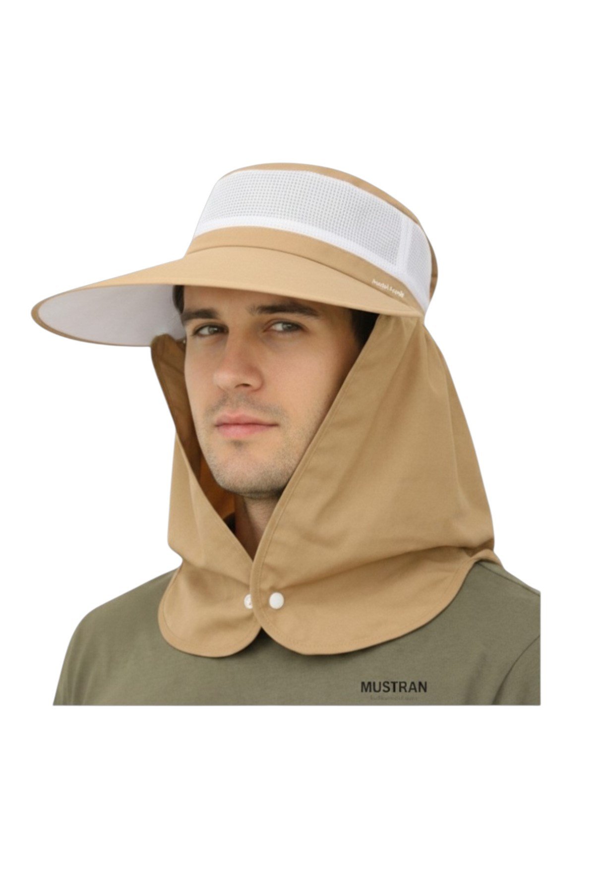 Yazlık Hafif İnce Kumaş Geniş Siperli Enseli Güneş Şapkası Unisex Outdoor Safari Balıkçı