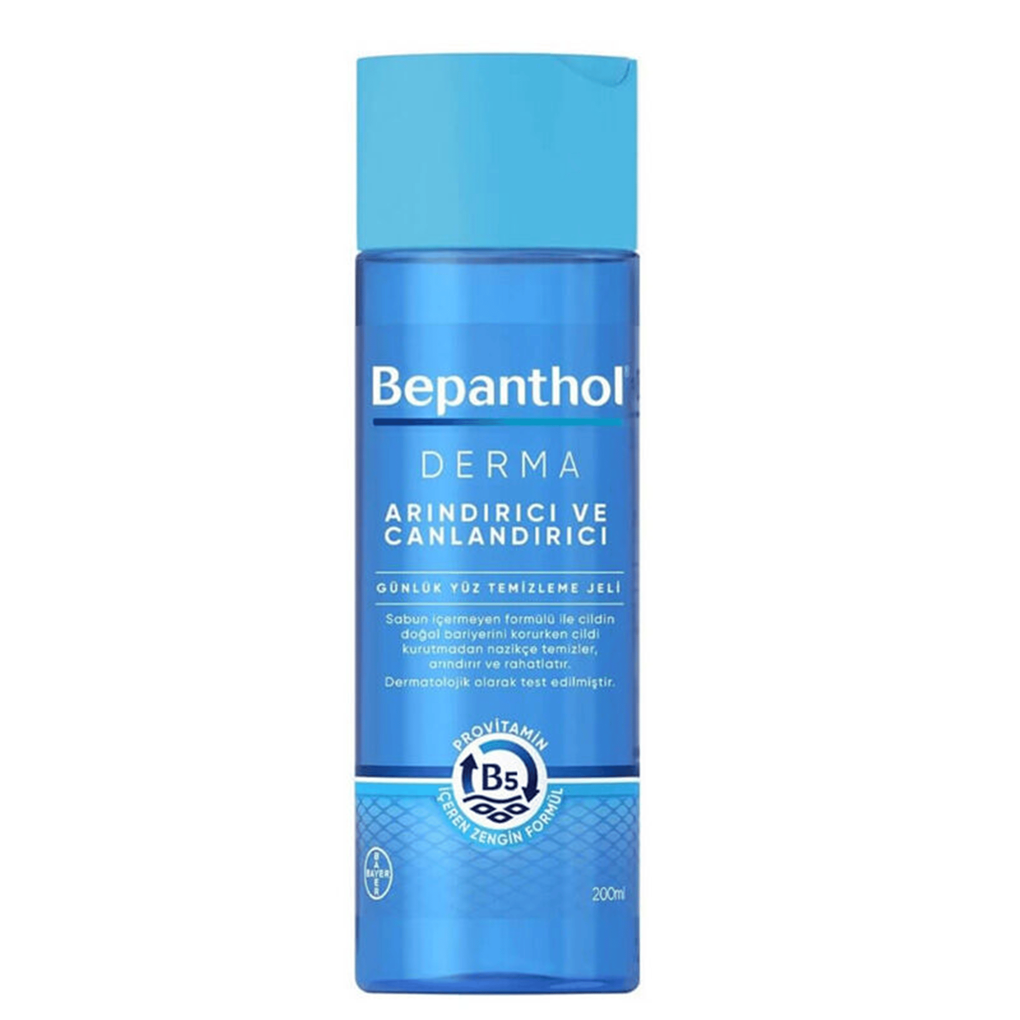 Bepanthol Derma Arındırıcı ve Canlandırıcı Günlük Yüz Temizleme Jeli 200 ml