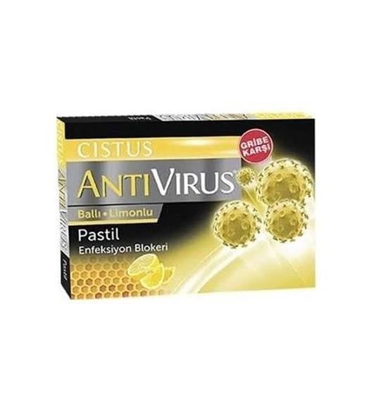 Cistus Antivirus Ballı Limonlu Pastil 10'lu