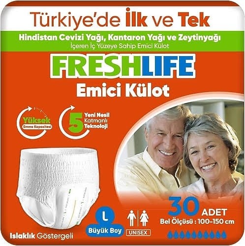 Freshlife Hasta Bezi Large 30'lu