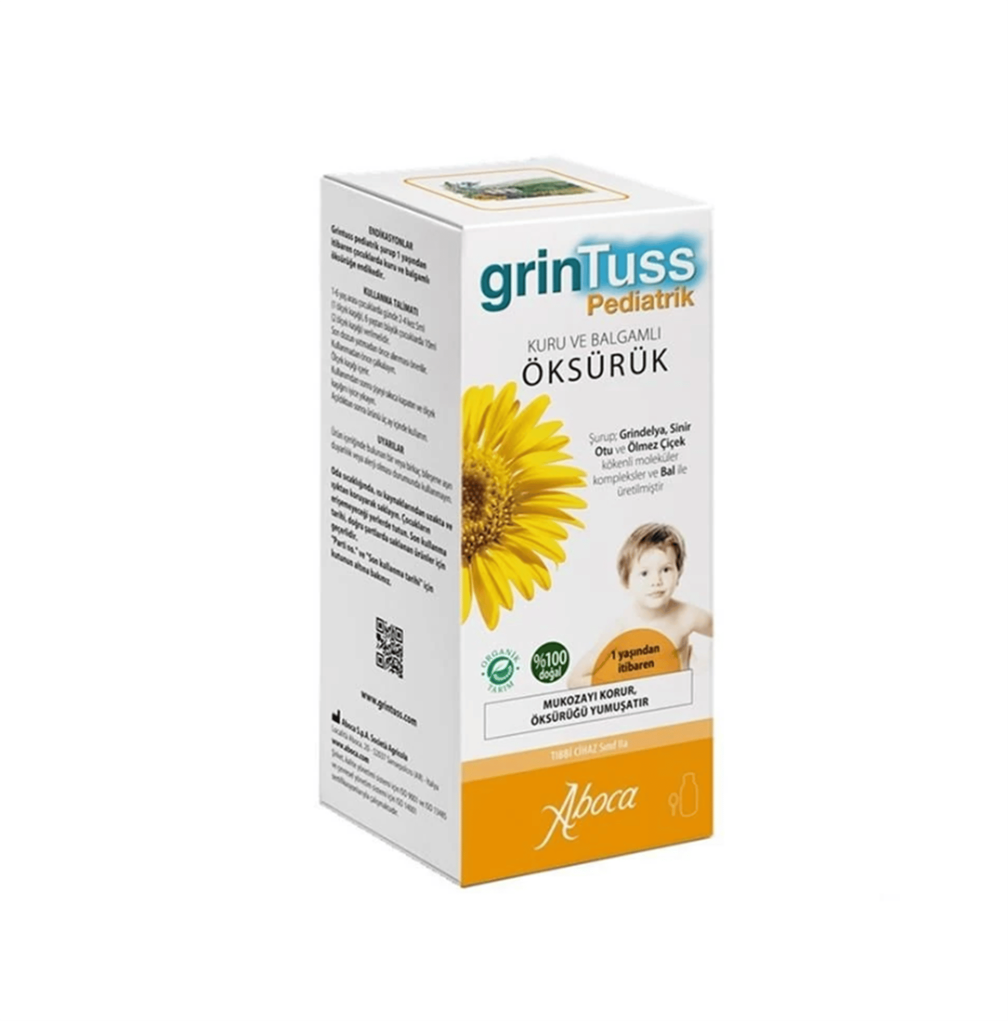 Grintuss Öksürük Şurubu Pediatrik 128 gr