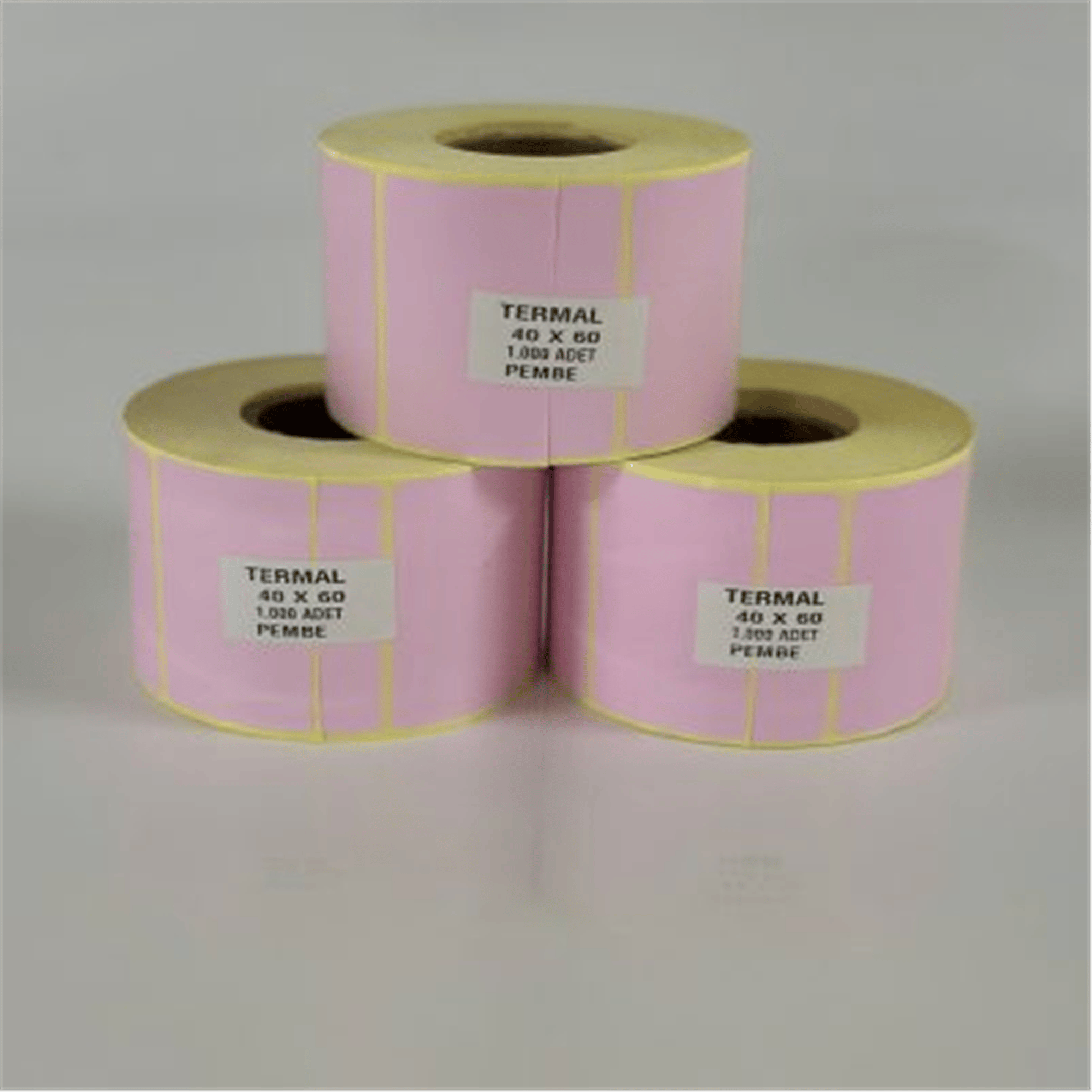 İlaç Tarif Etiketi 40x60 1000'li - Pembe