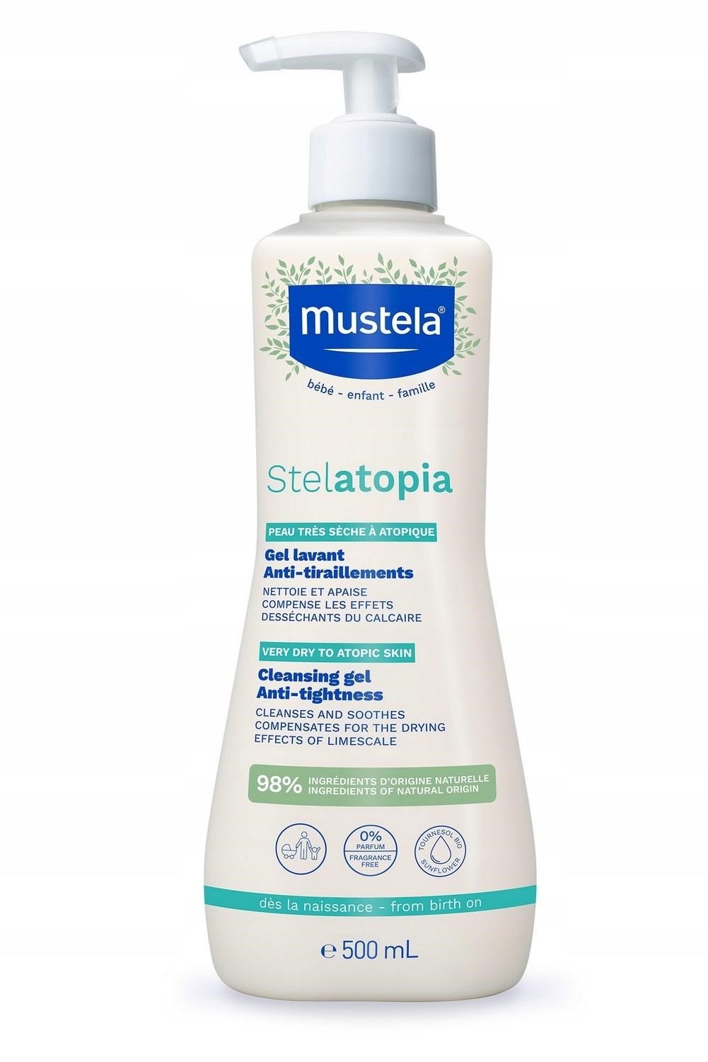 Mustela Stelatopia Çok Kuru Ciltler İçin Şampuan 500 ml