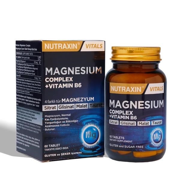 Nutraxin Magnesium Complex Vitamin B6 60 Tablet