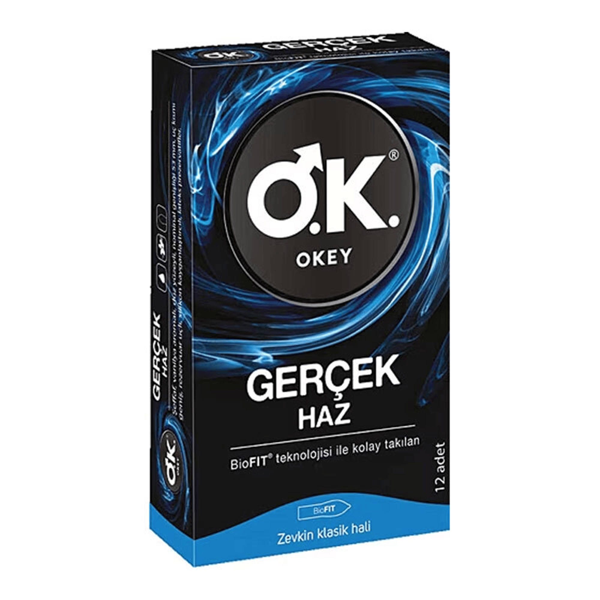 Okey Prezervatif Gerçek Haz 12'li