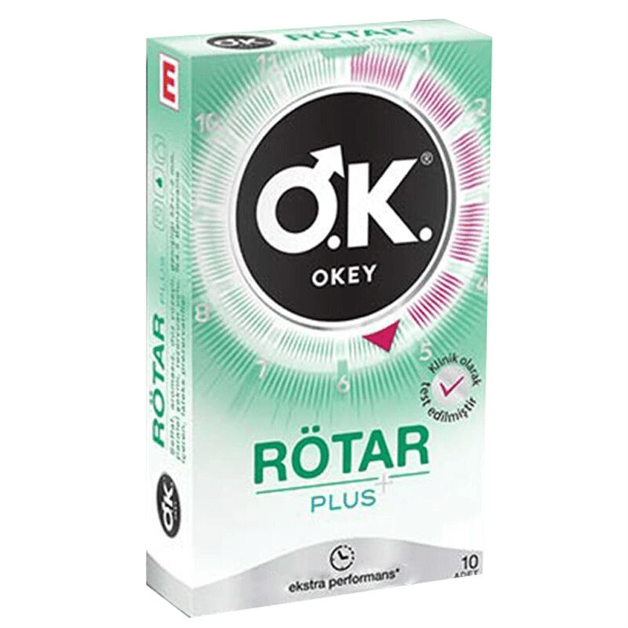 Okey Prezervatif Rötar Plus 10'lu