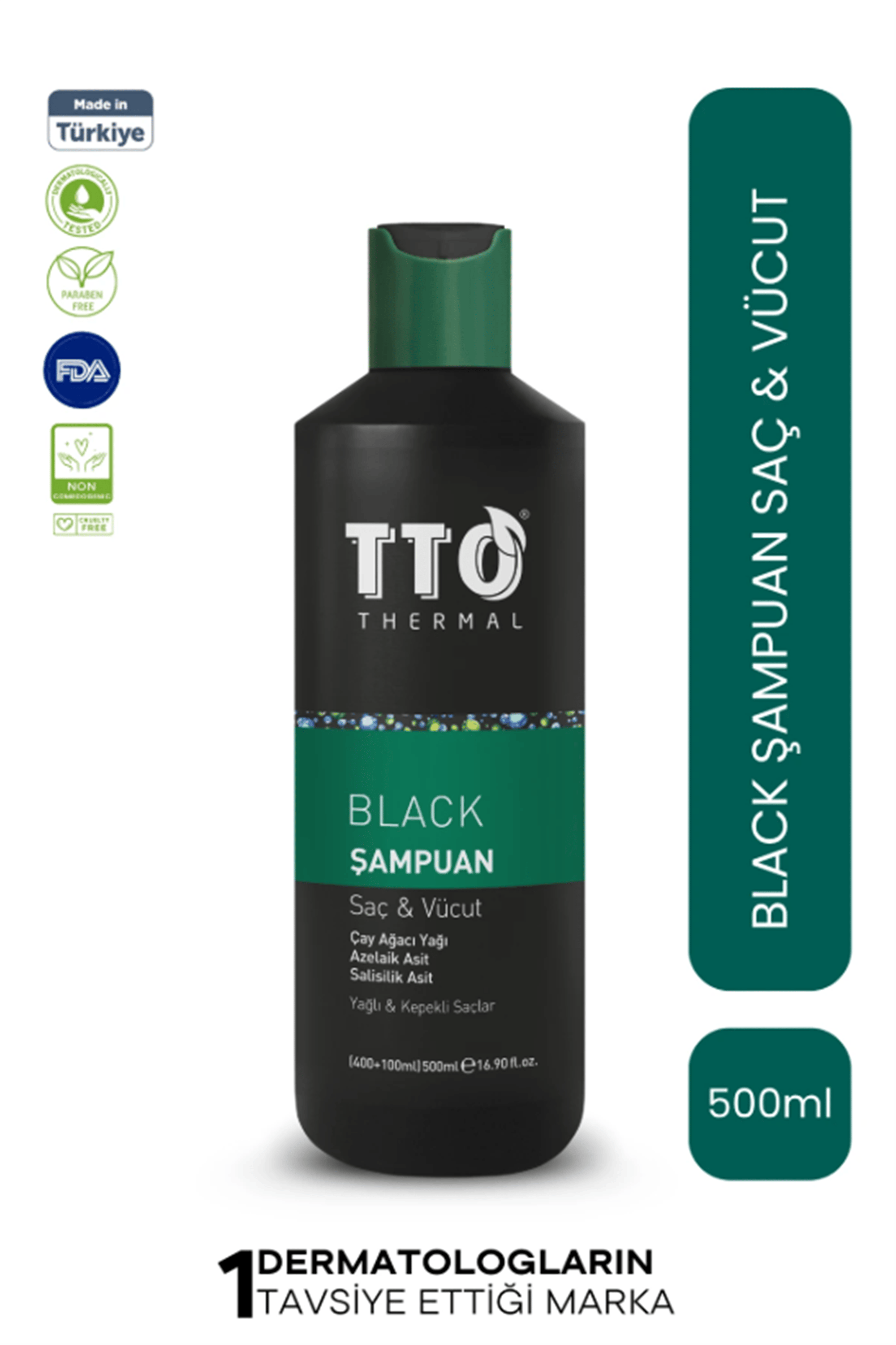 TTO BLACK ŞAMPUAN 400+100 ML