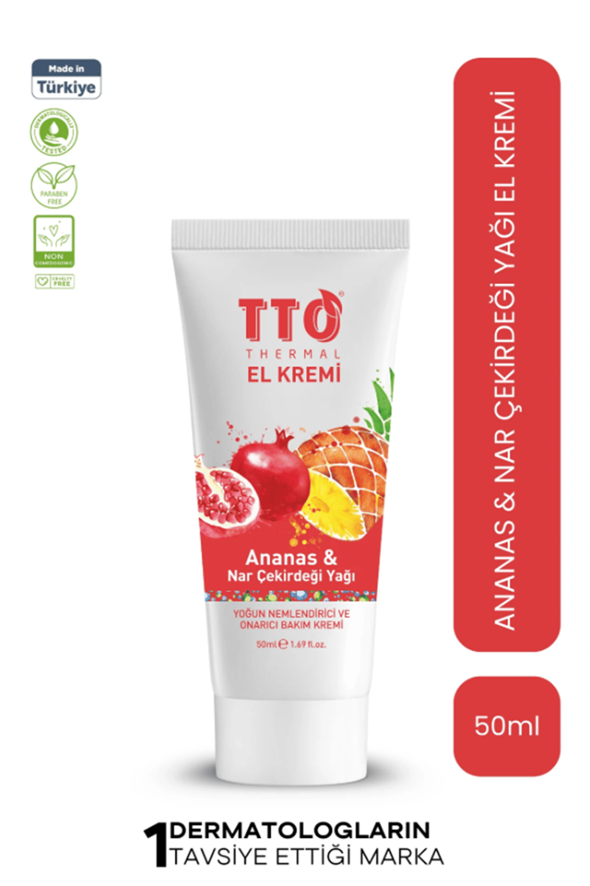 TTO THERMAL EL KREMİ ANANAS & NAR ÇEKİRDEĞİ YAĞI