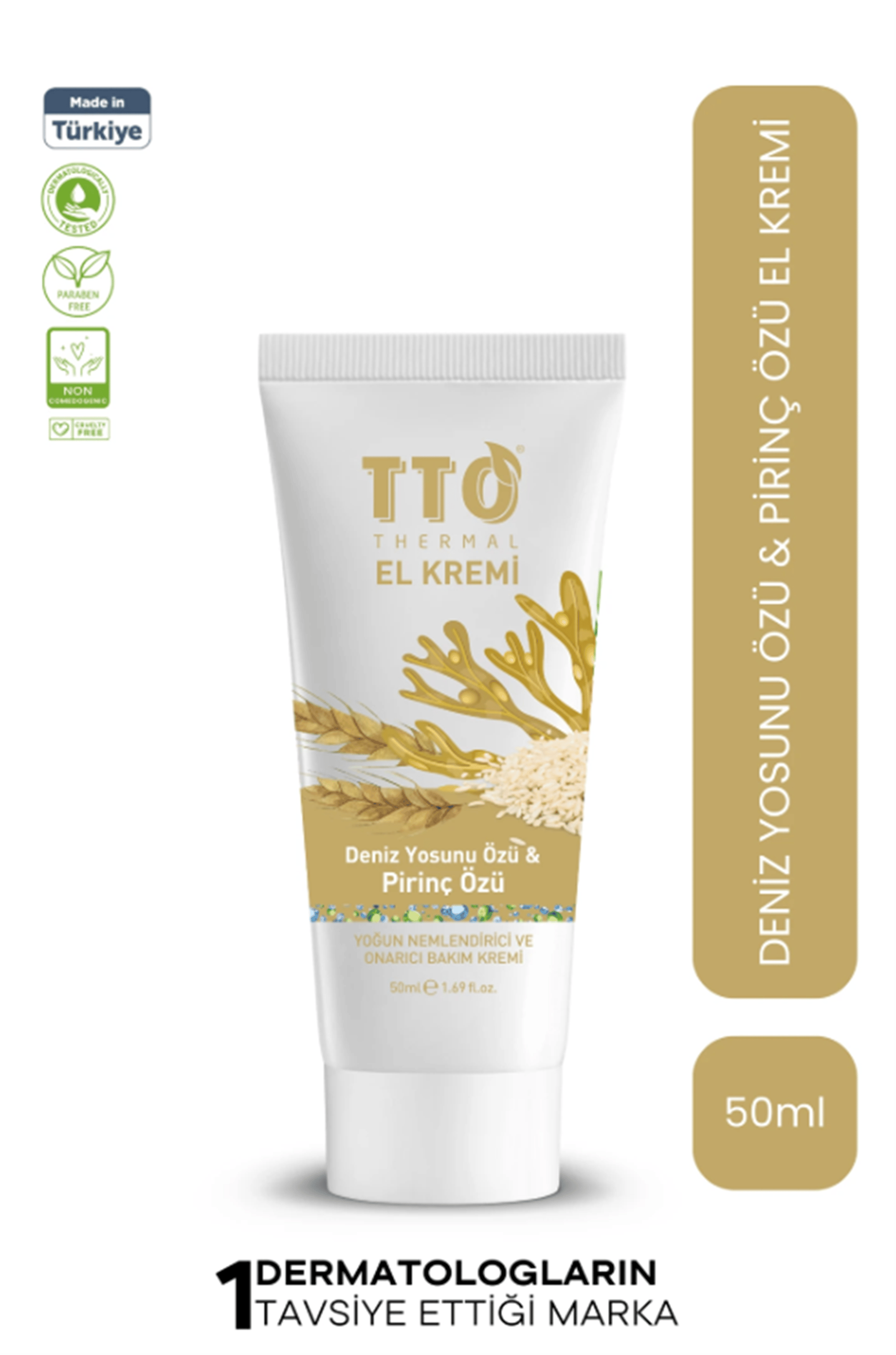 TTO THERMAL EL KREMİ DENİZ YOSUNU ÖZÜ & PİRİNÇ ÖZÜ