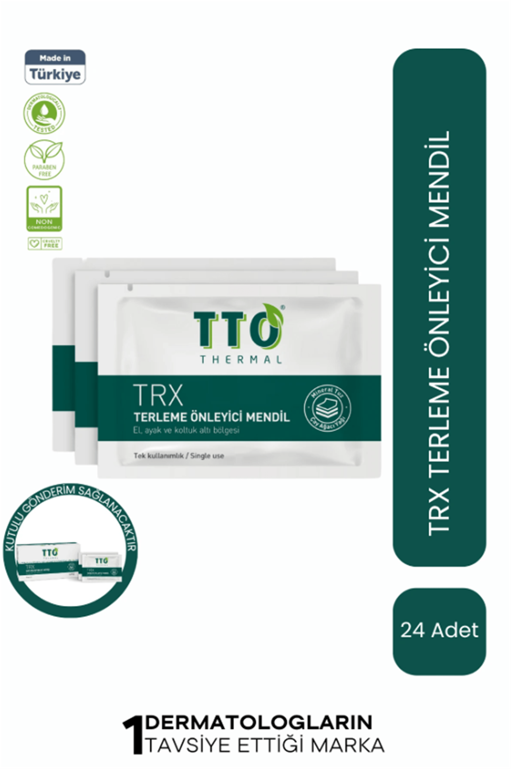 TTO THERMAL TRX TERLEME ÖNLEYİCİ MENDİL