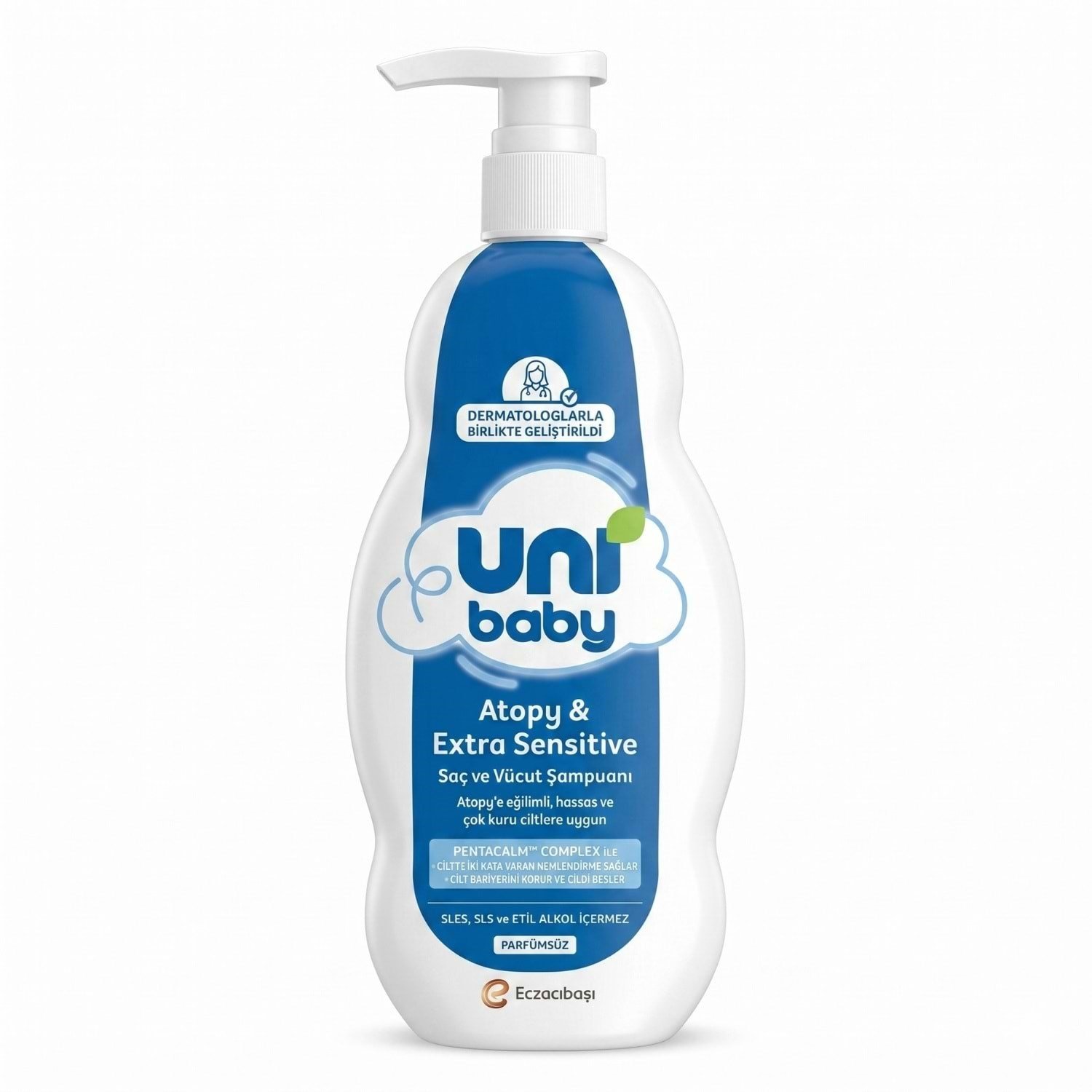 Uni Baby Atopi ve Ekstra Hassas Saç ve Vücut Şampuanı 500 mL