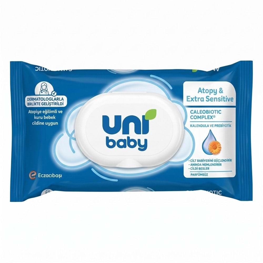 Uni Baby Atopi ve Ekstra Sensitive Islak Mendil 40Lı