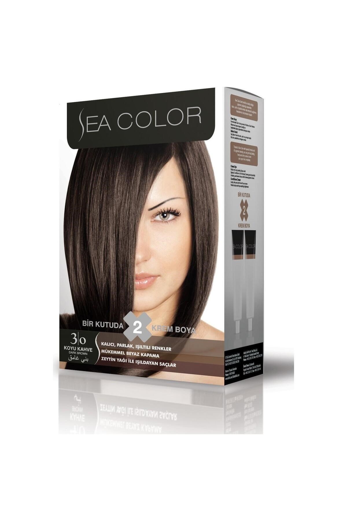Color Saç Boyası 3/0 Koyu Kahve