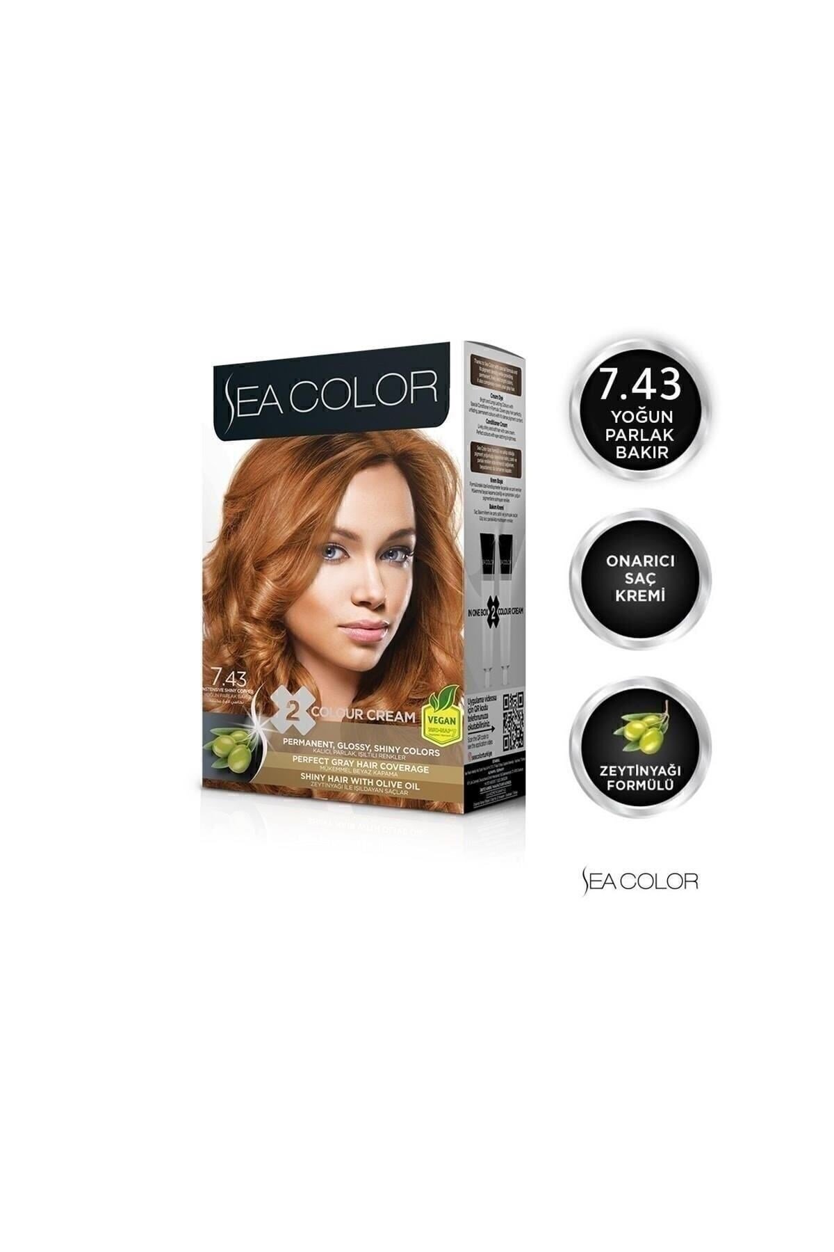 Kit Saç Boyası-7.43 Yoğu Parlak Bakır