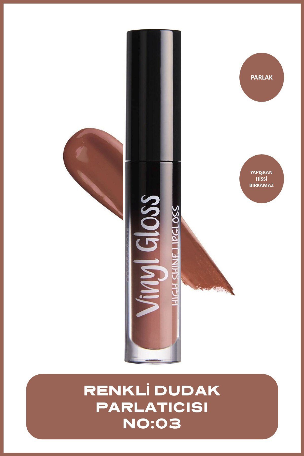 Vinyl Gloss High Shine Lipgloss 03 Ultra Parlak Dudak Parlatıcısı 4,5 ml