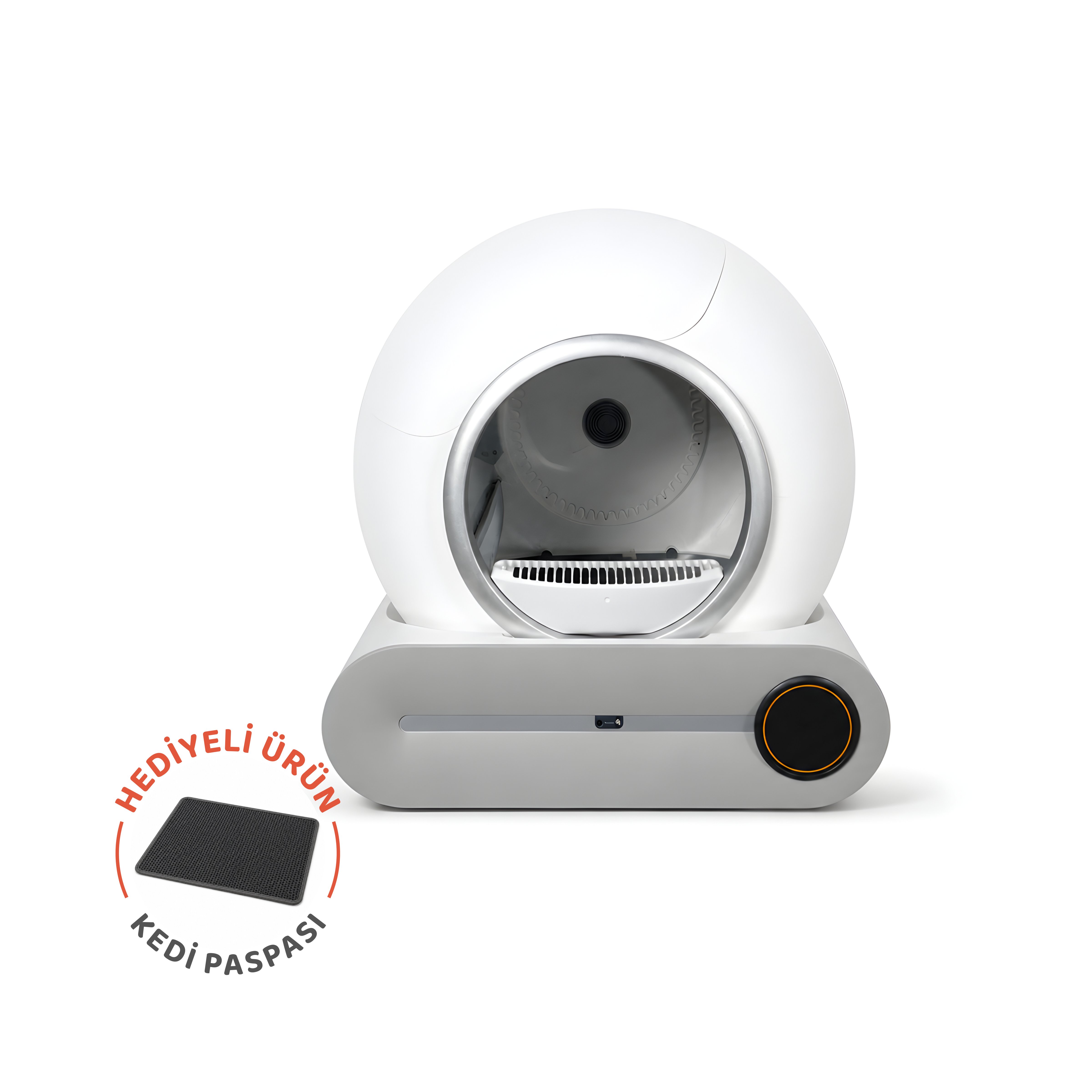 Akıllı Otomatik Kedi Tuvaleti (Wifi ) | 65 Lt Hacim, Mobil Uygulama Kontrollü (BPW1030)
