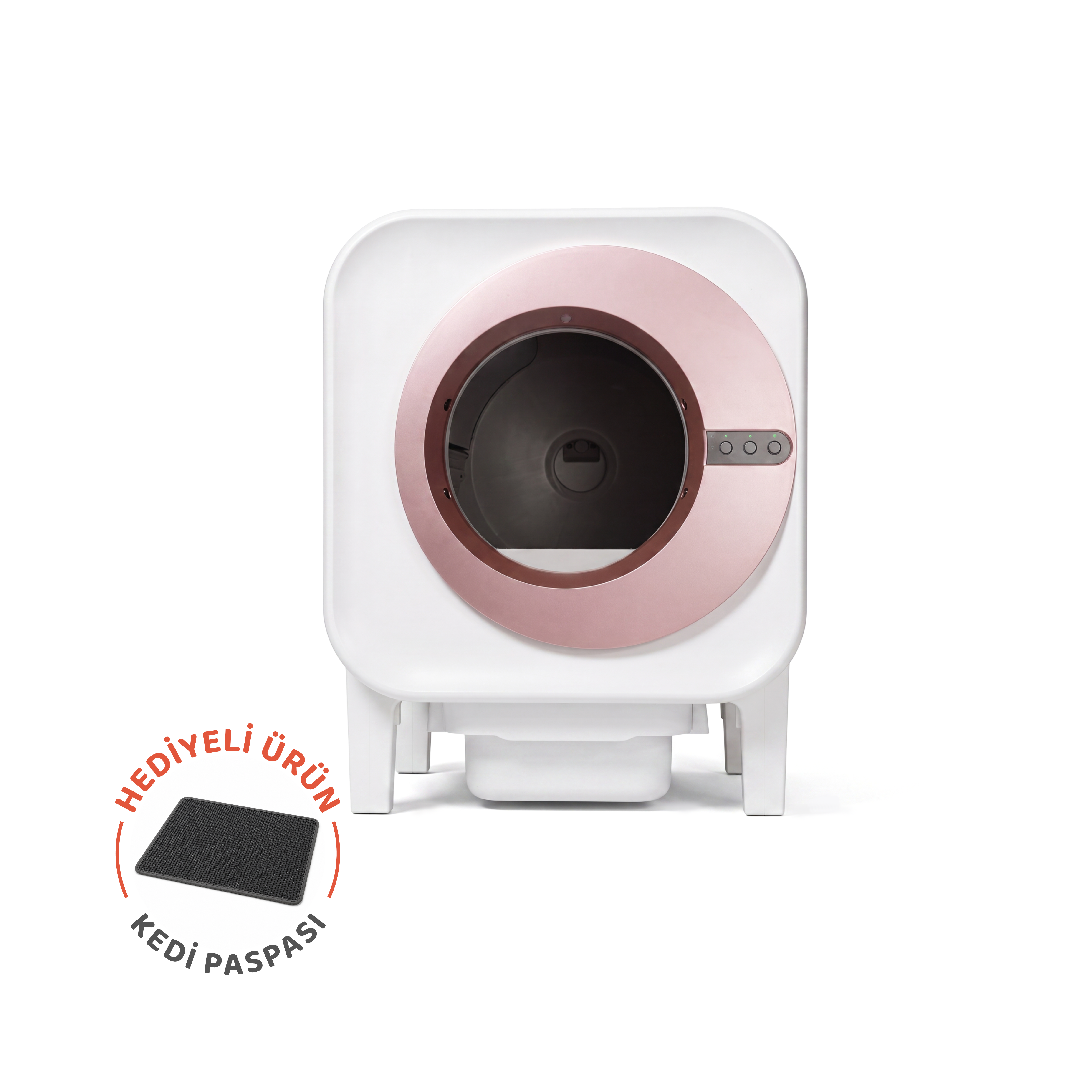 Akıllı Otomatik Kedi Tuvaleti (Wifi ) | 72 Lt Hacim, Mobil Uygulama Kontrollü (BPW1027)