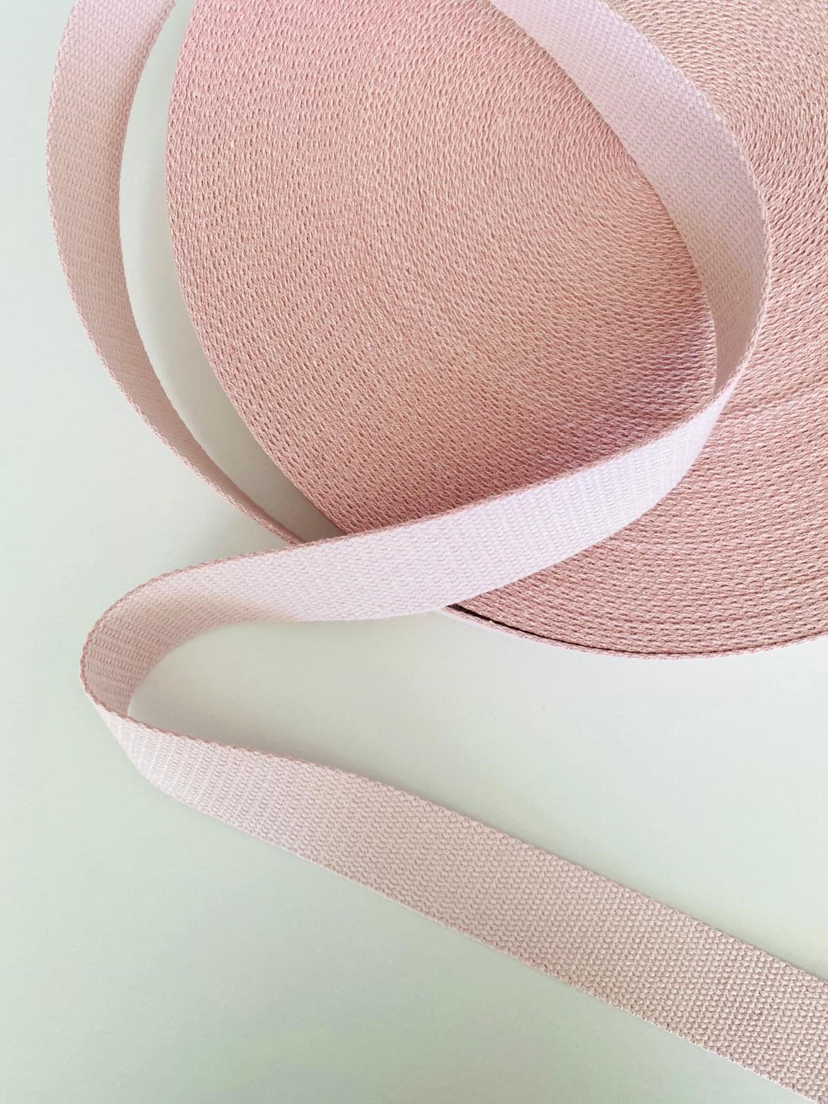 1 Metre Eni 4 Cm Pamuklu Soft Pembe Kolon
