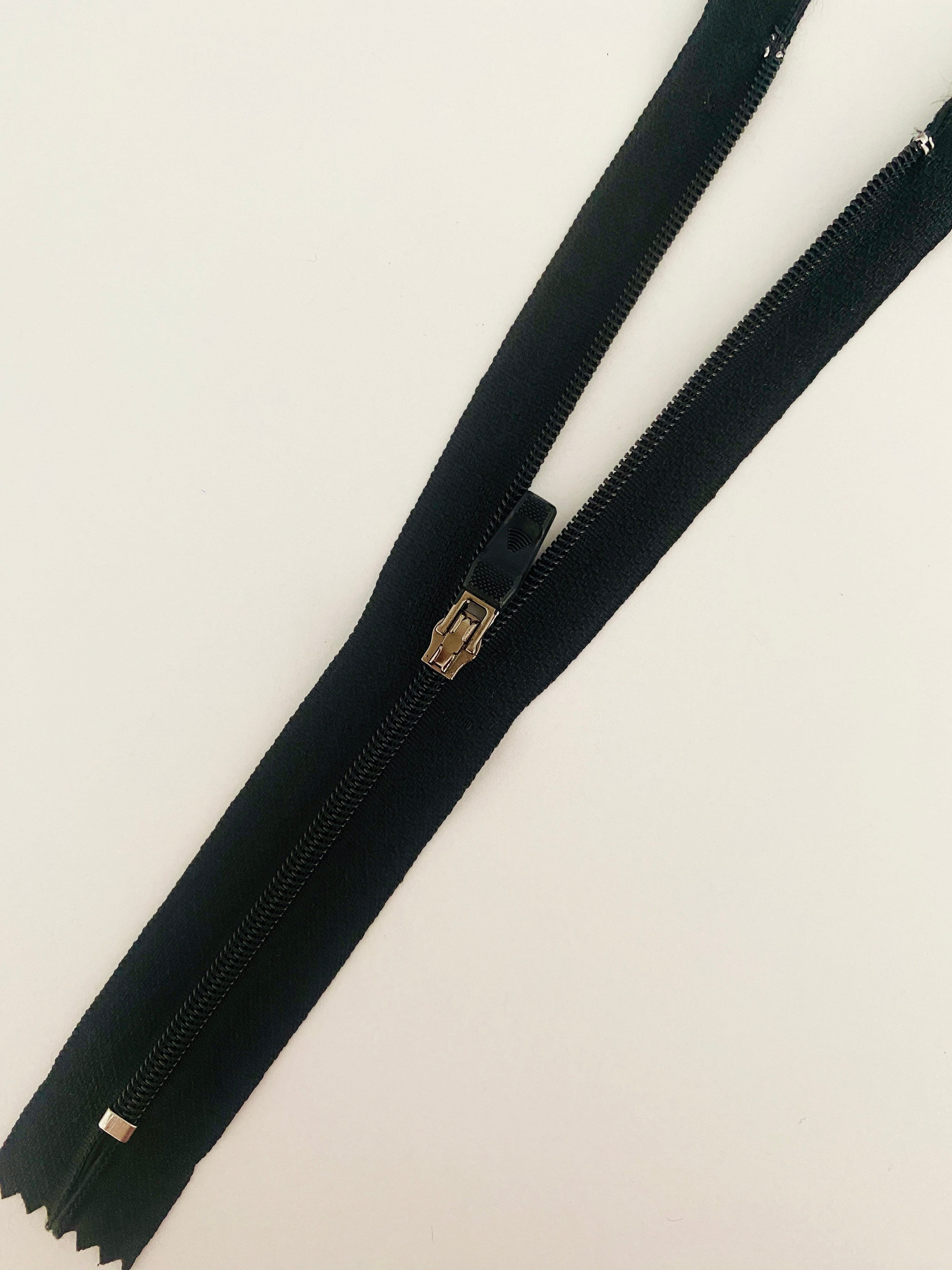 18 Cm Siyah Spor Elcikli Fermuar
