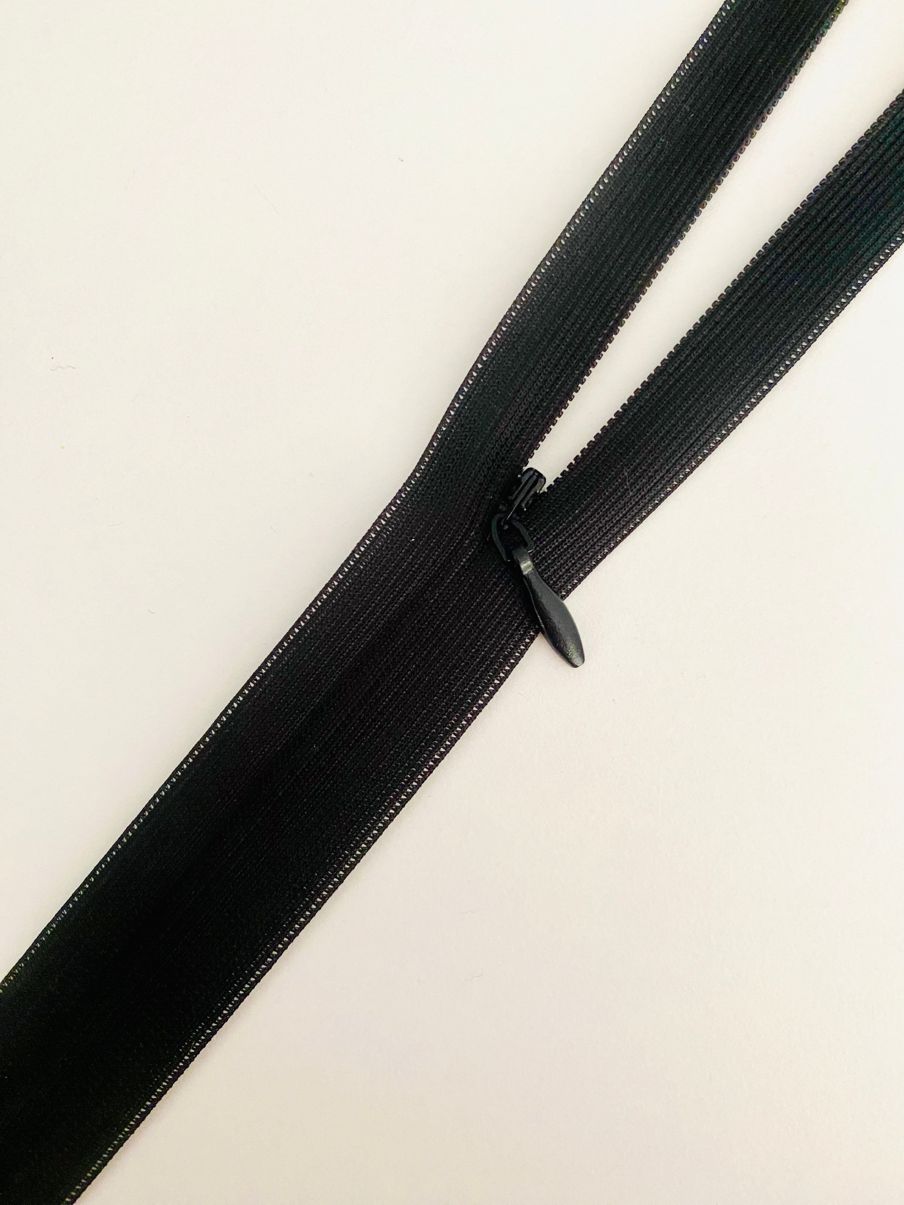 30 Cm Siyah Renk Gizli Fermuar